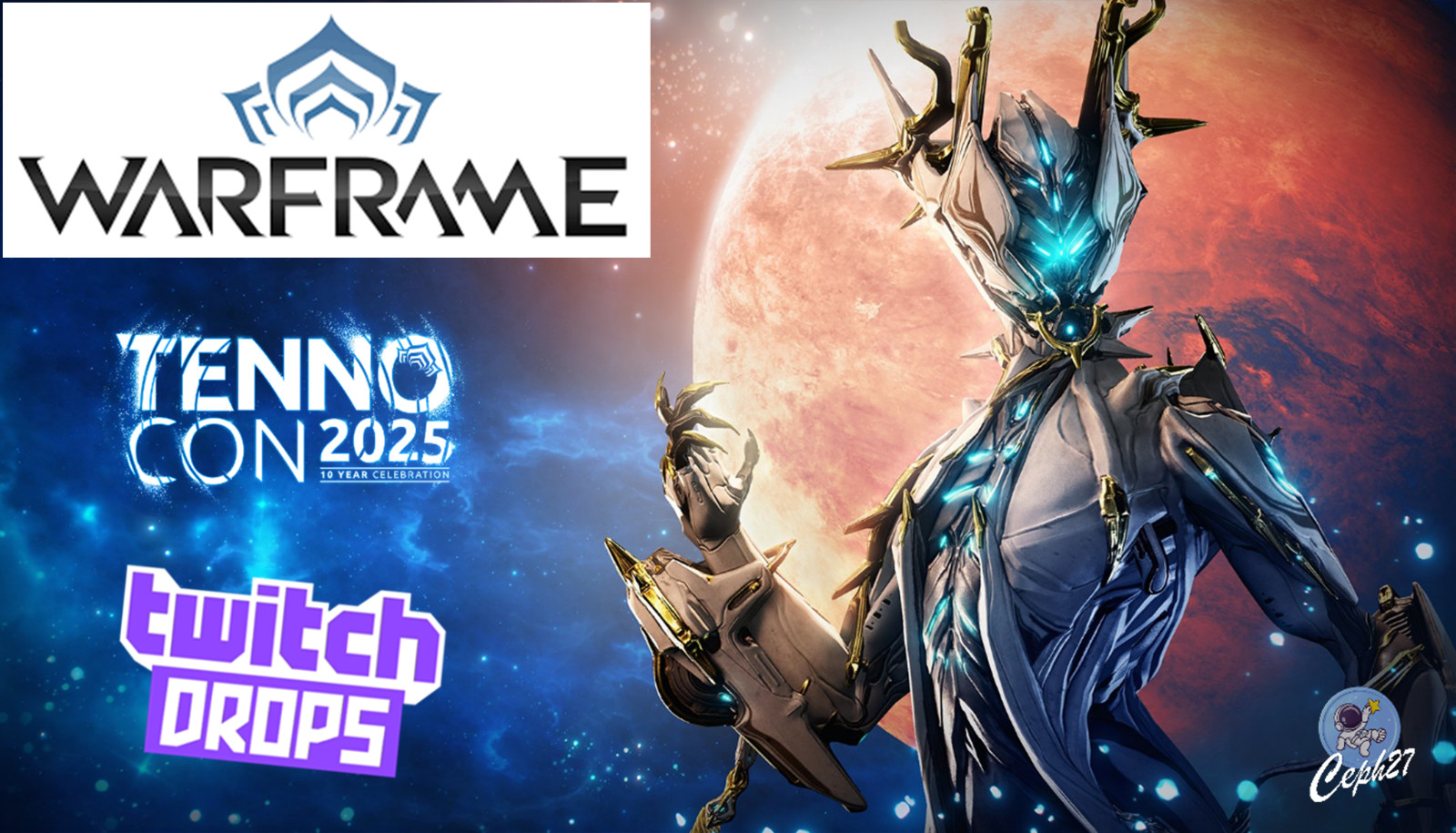 Warframe Twitch Drops – Tennocon 2025 – Valkyr Prime + Naktavyre Armor