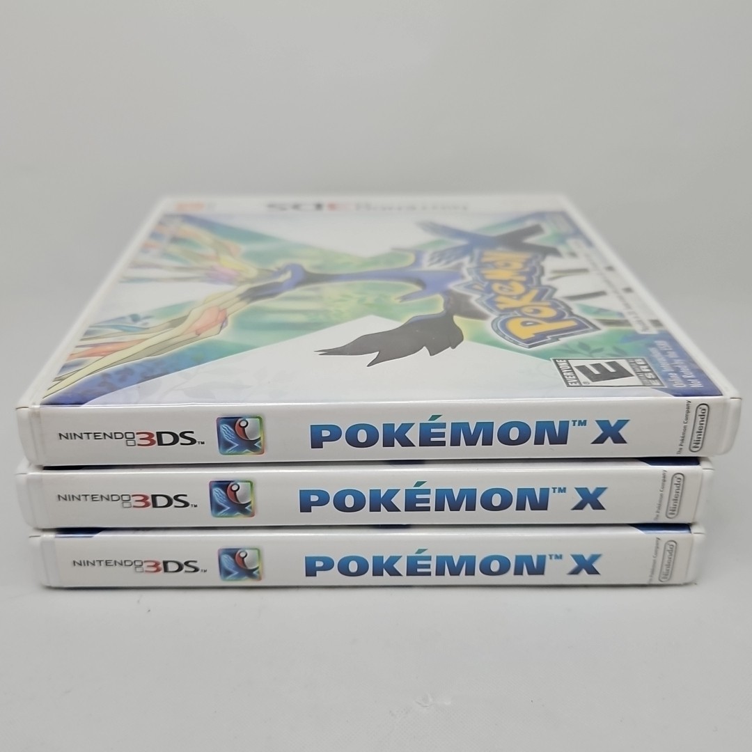 Pokémon X – Nintendo 3DS 3x Empty Cases No Games