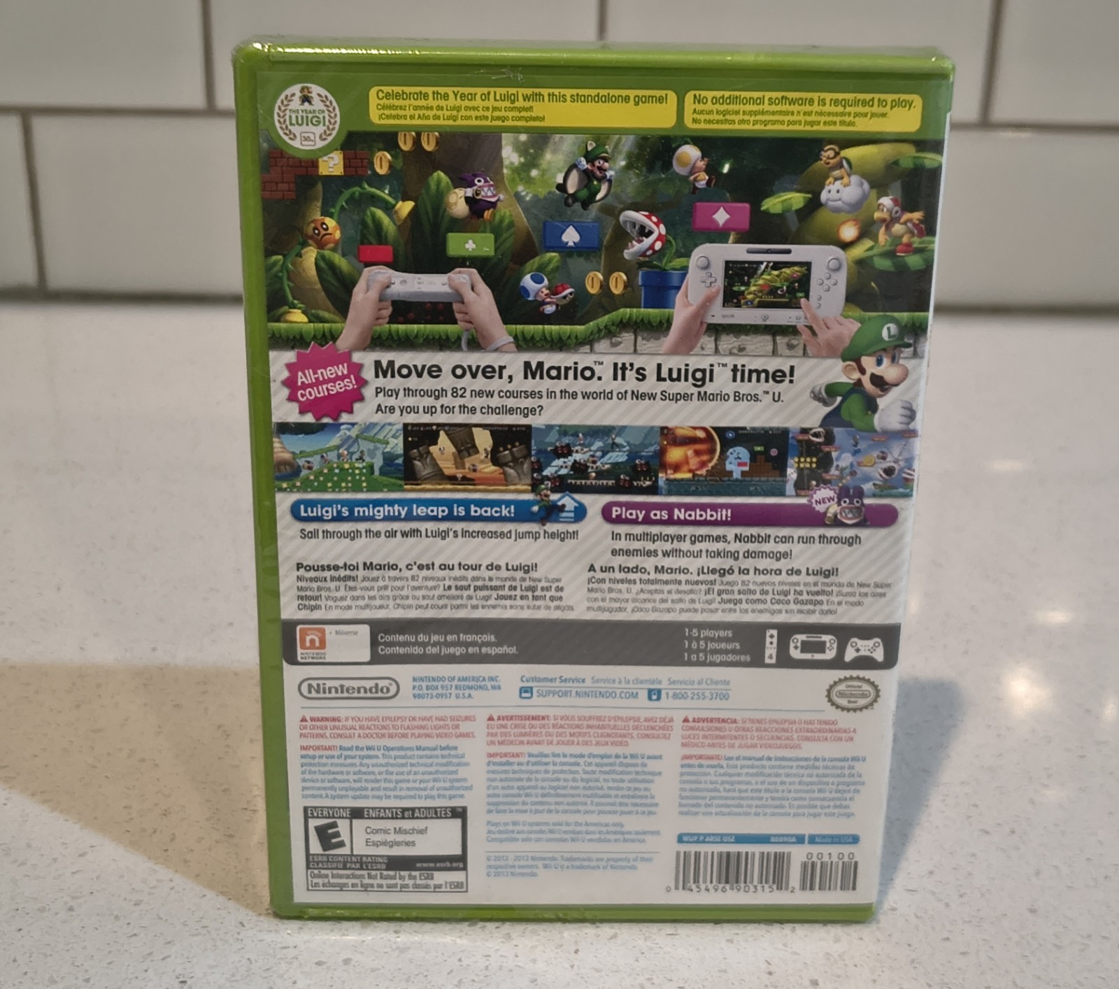 FACTORY SEALED New Super Luigi U (Nintendo Wii U, 2013) Read Description
