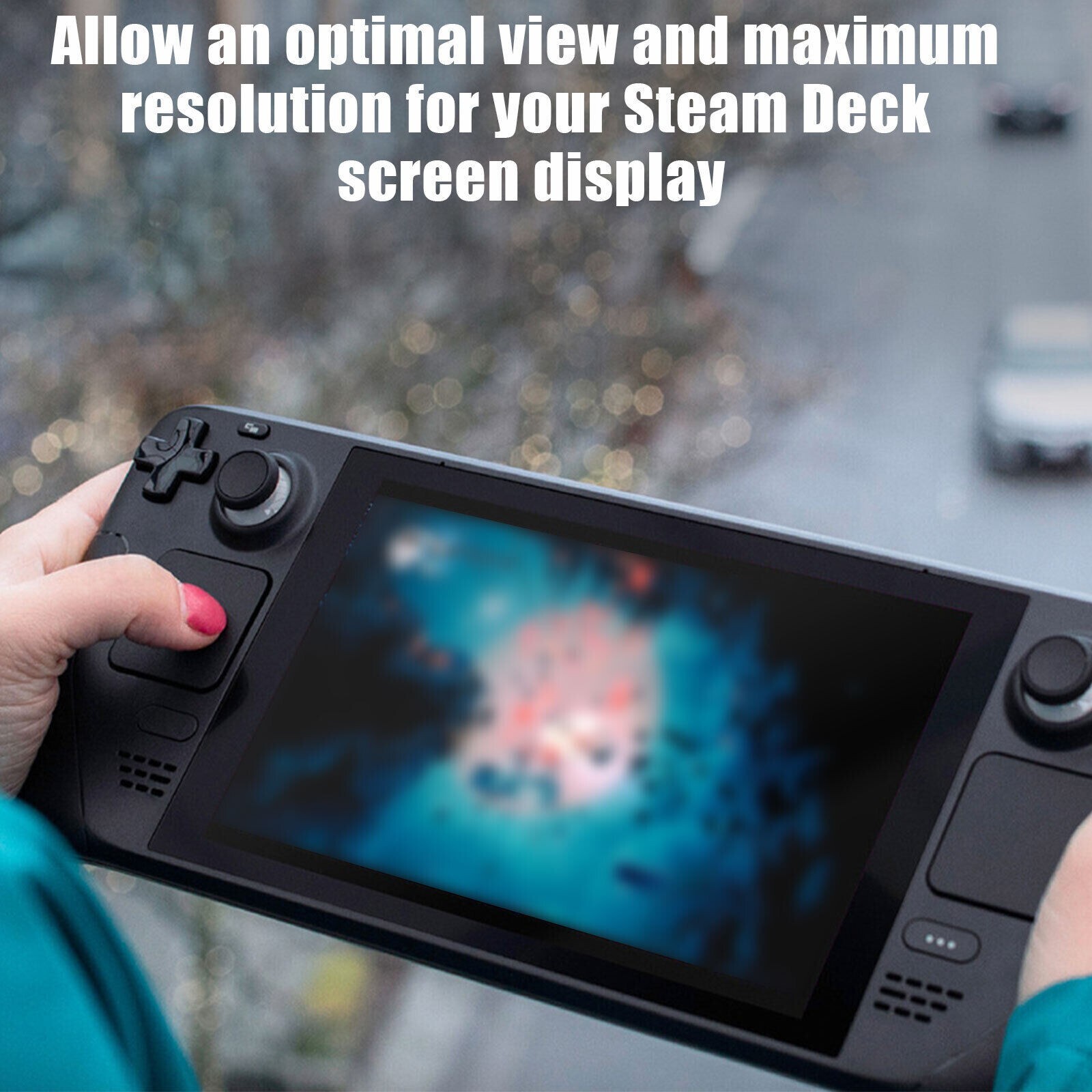 2Pcs for Steam Deck Tempered Glass Screen Protector Film Game Console Protective
