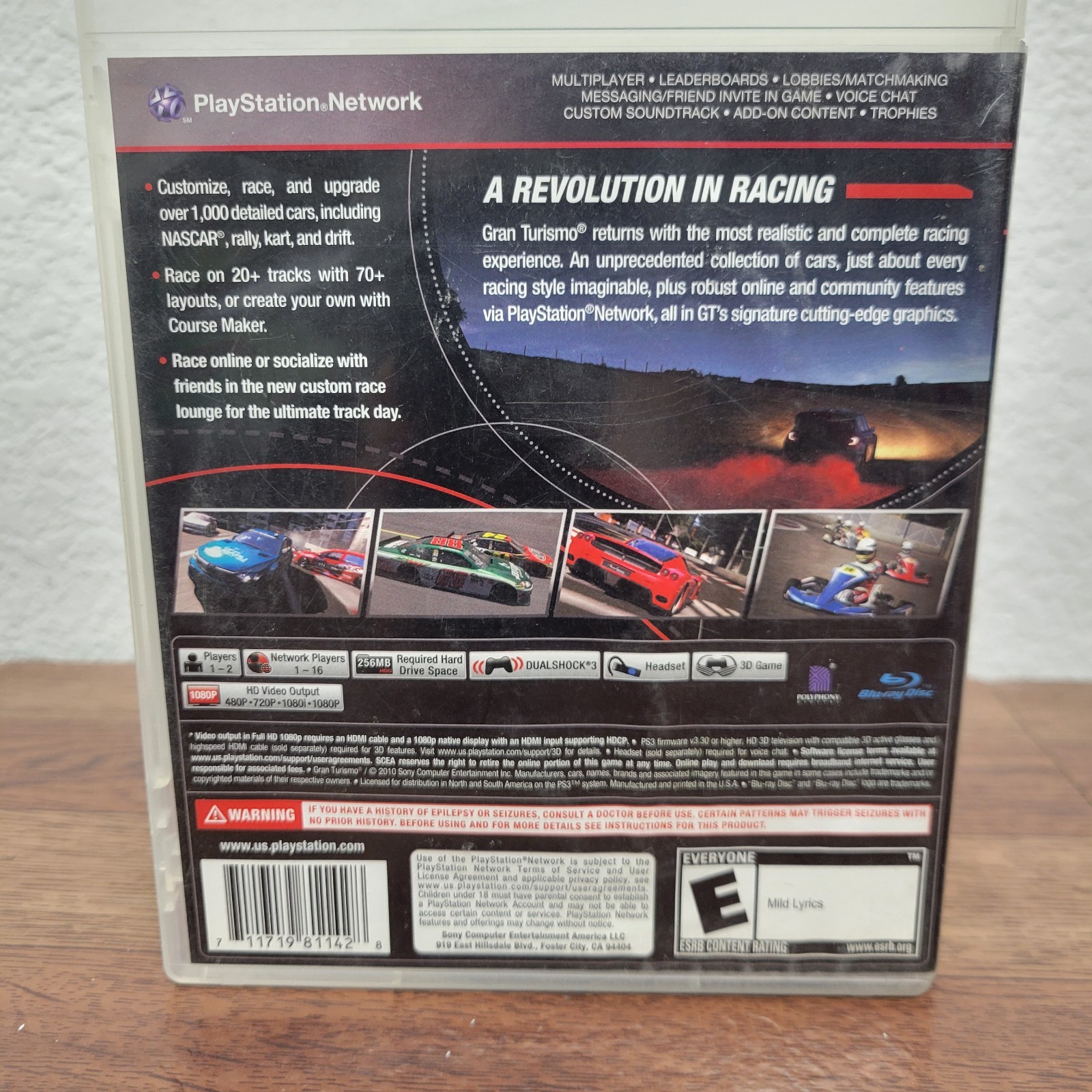 Gran Turismo 5 – PlayStation 3 PS3 – Complete Black Label – Tested Working