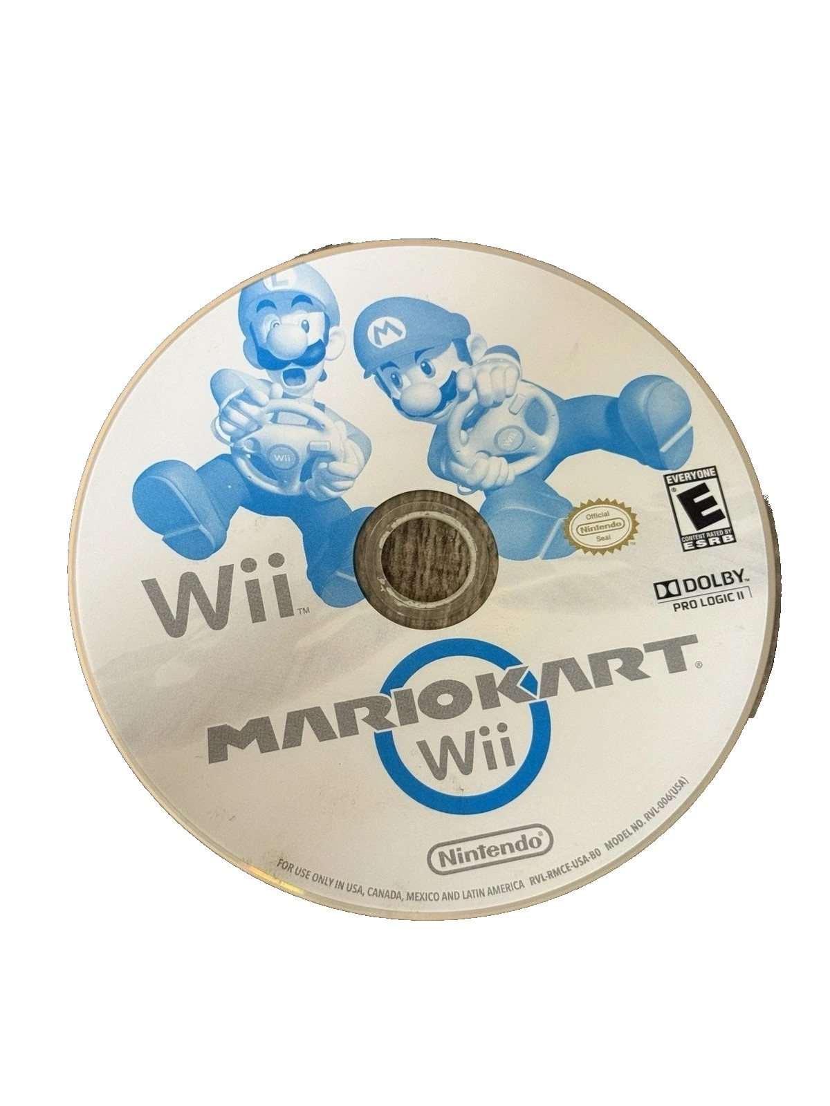 Mario Kart Wii (Nintendo Wii) DISC ONLY – No Case/Manual – Untested & Scratched