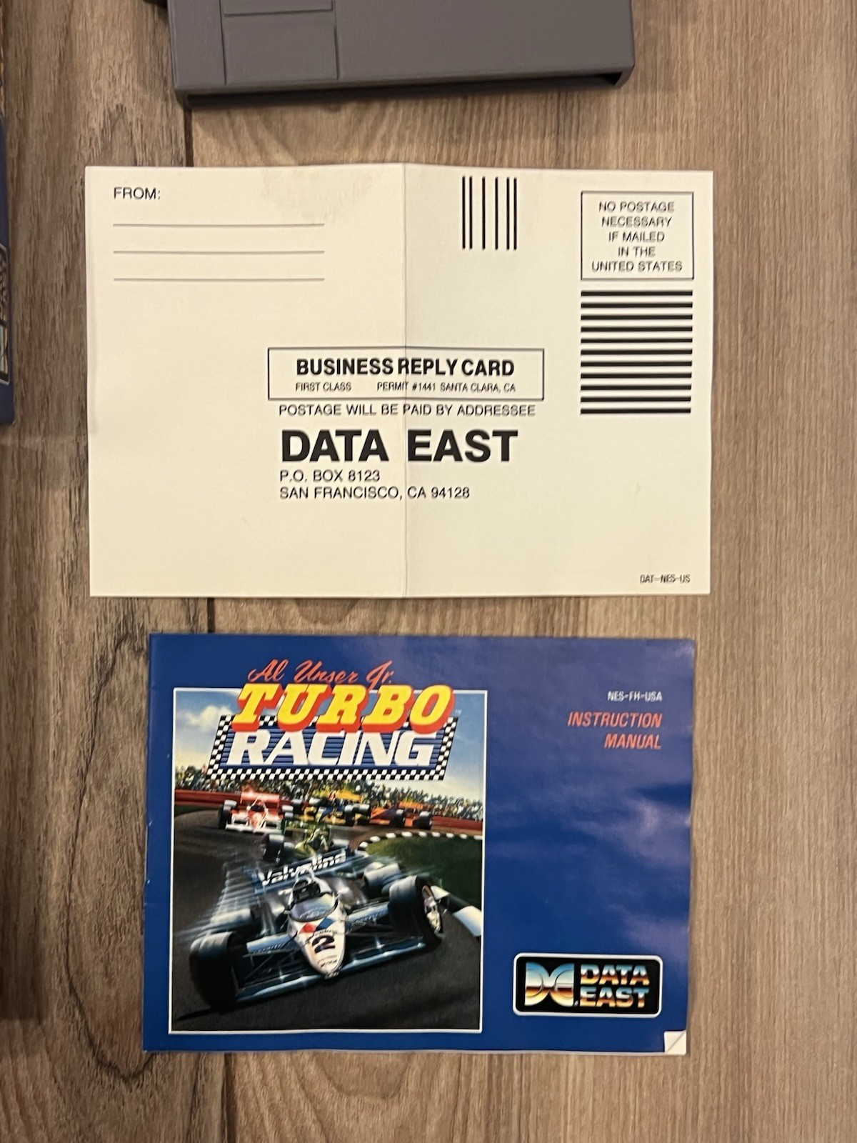 Al Unser Jr. Turbo Racing (Nintendo NES, 1990) CIB Complete Tested Works