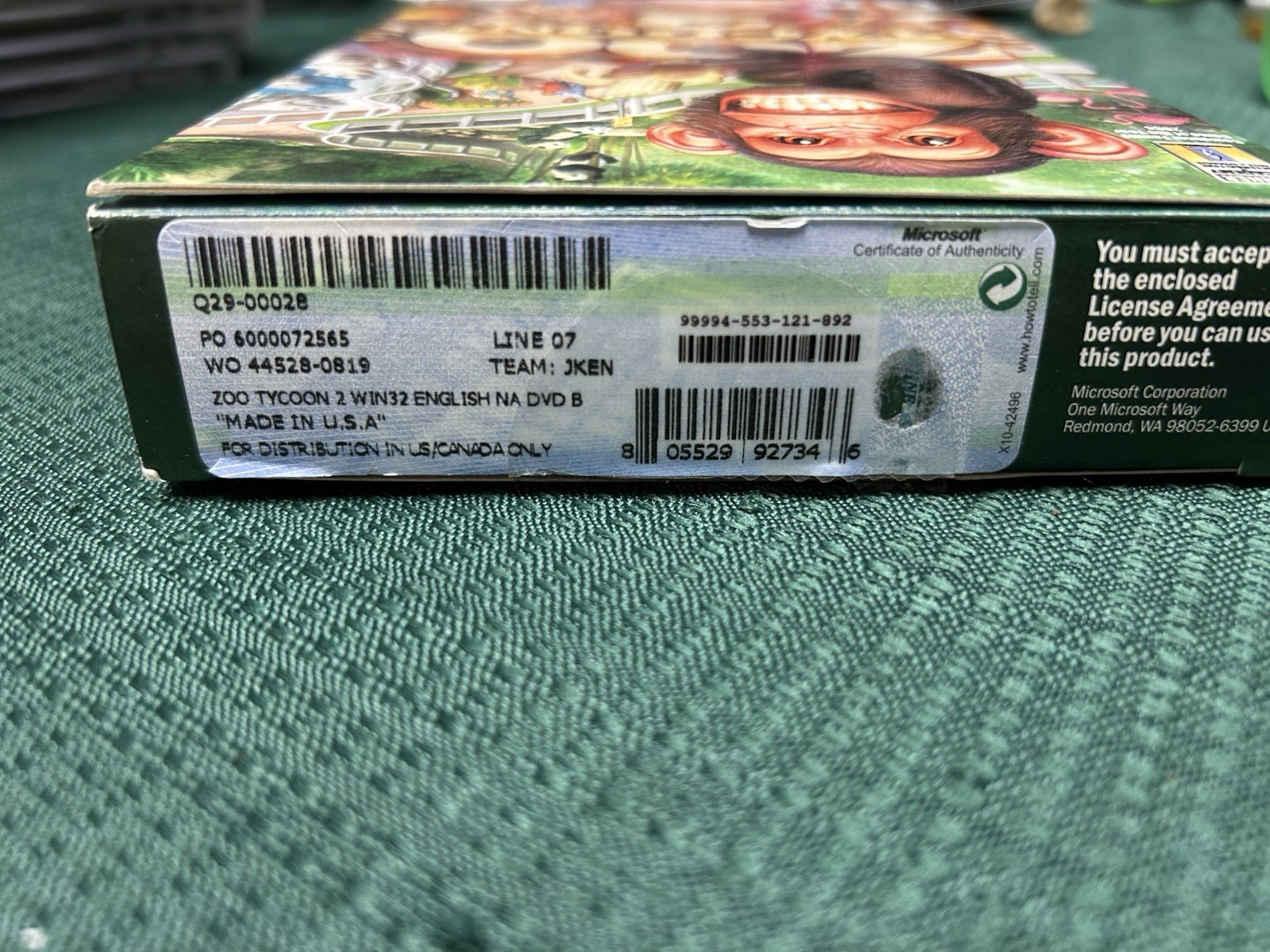 Zoo Tycoon 2 (PC, 2004) Box complete Free Shipping