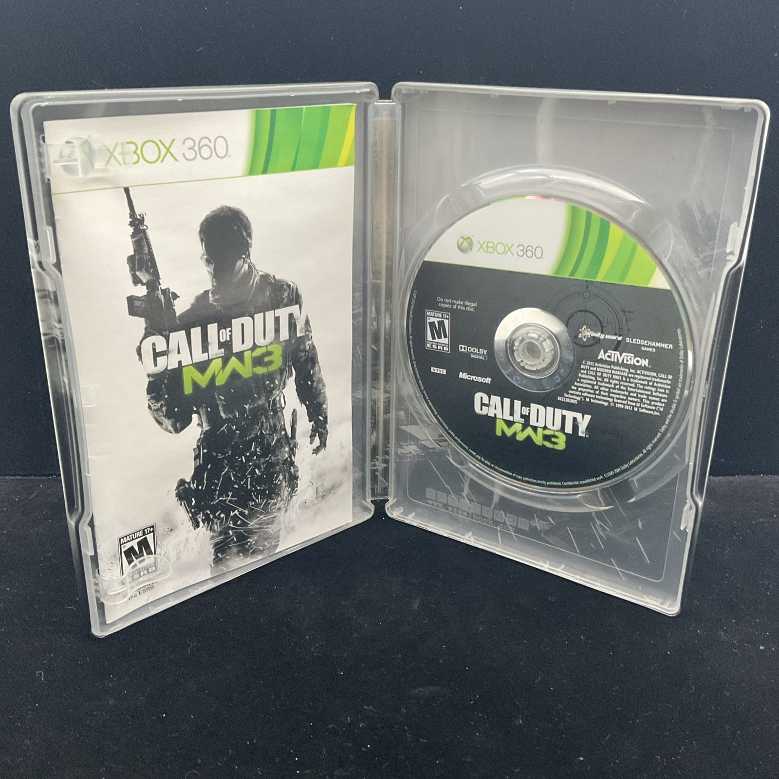 Call of Duty Modern Warfare 3 Steelbook (Xbox 360) Tested & CIB 1 YR Warranty
