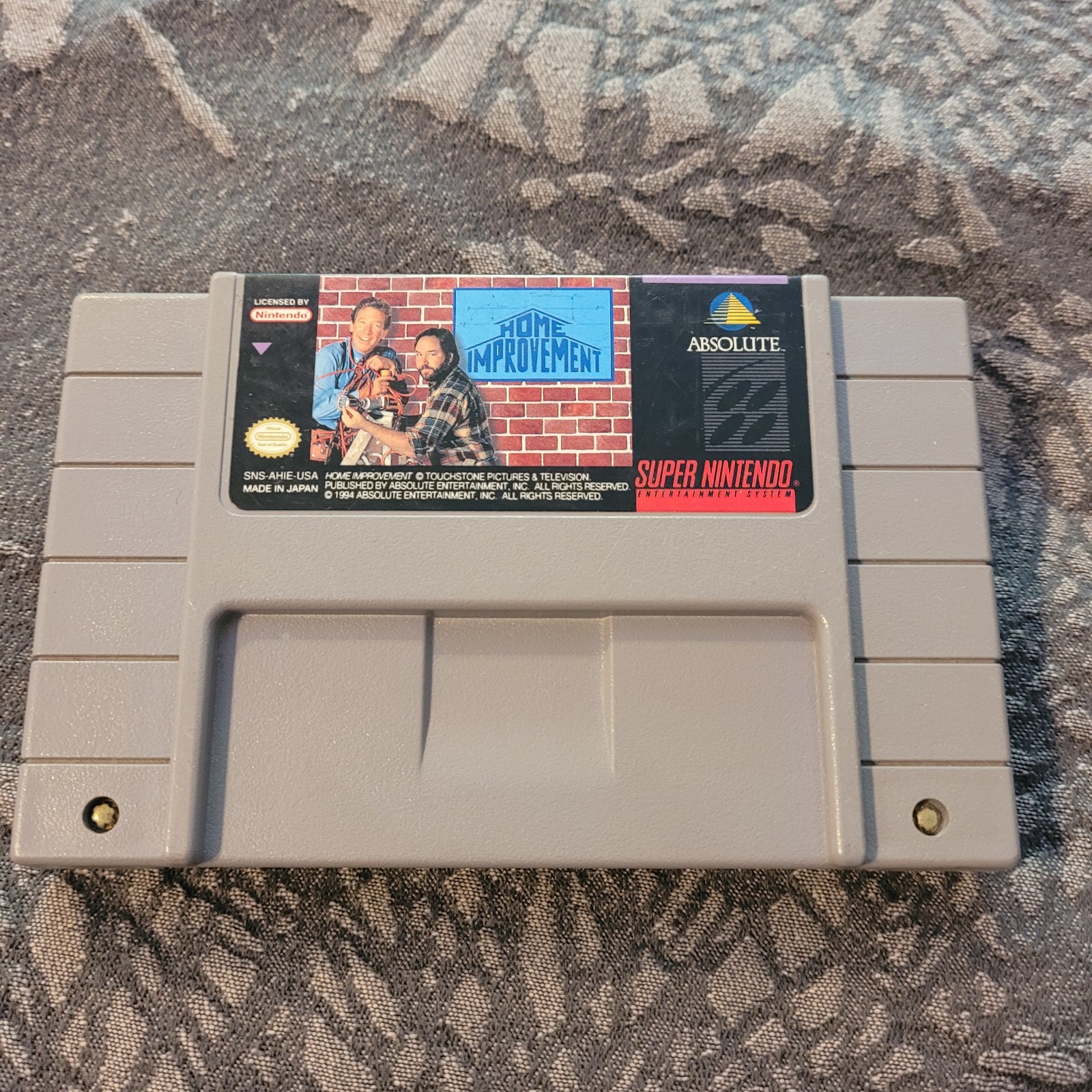 Home Improvement (Super Nintendo SNES, 1994) Authentic Game See Pics