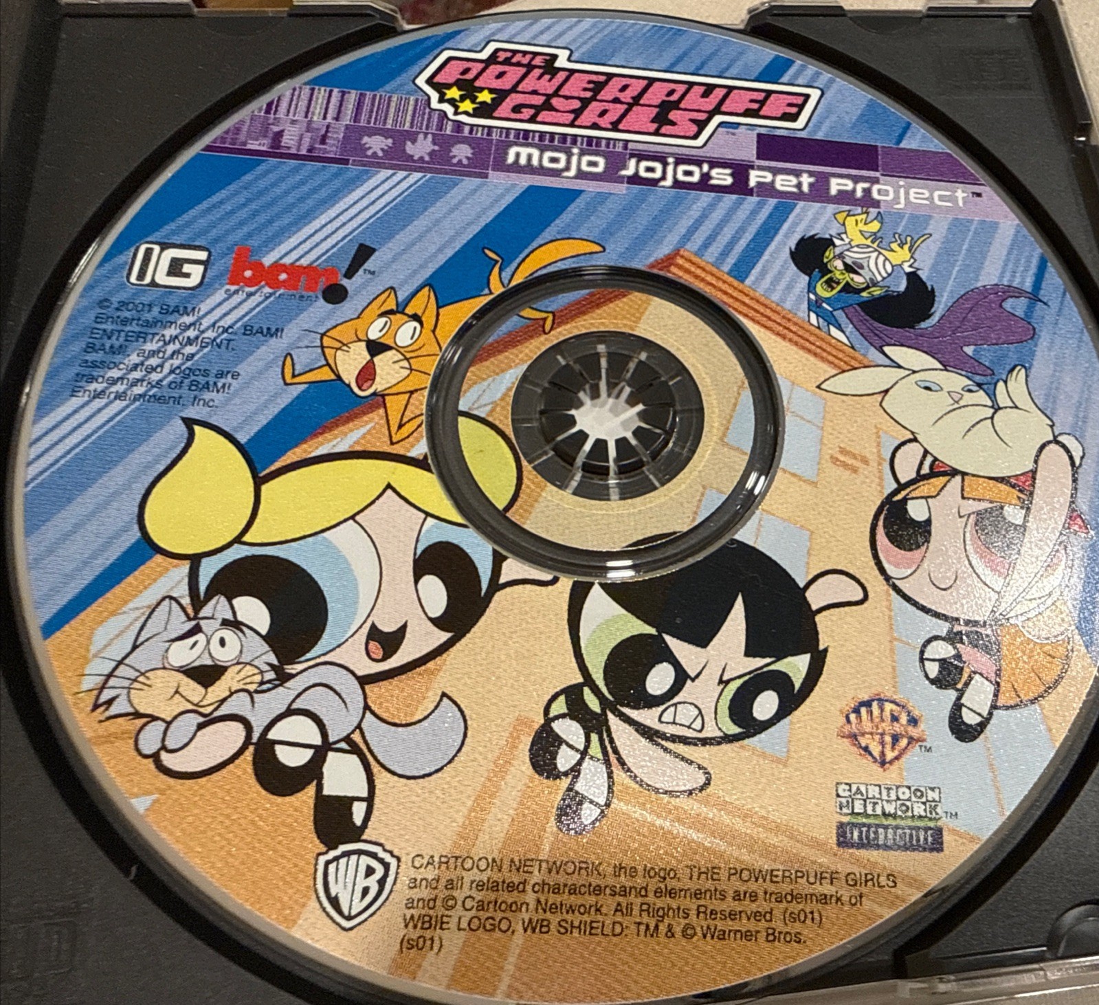 Vintage 2001 – The Powerpuff Girls Game Mojo’s Pet Project For PC On CD Rom