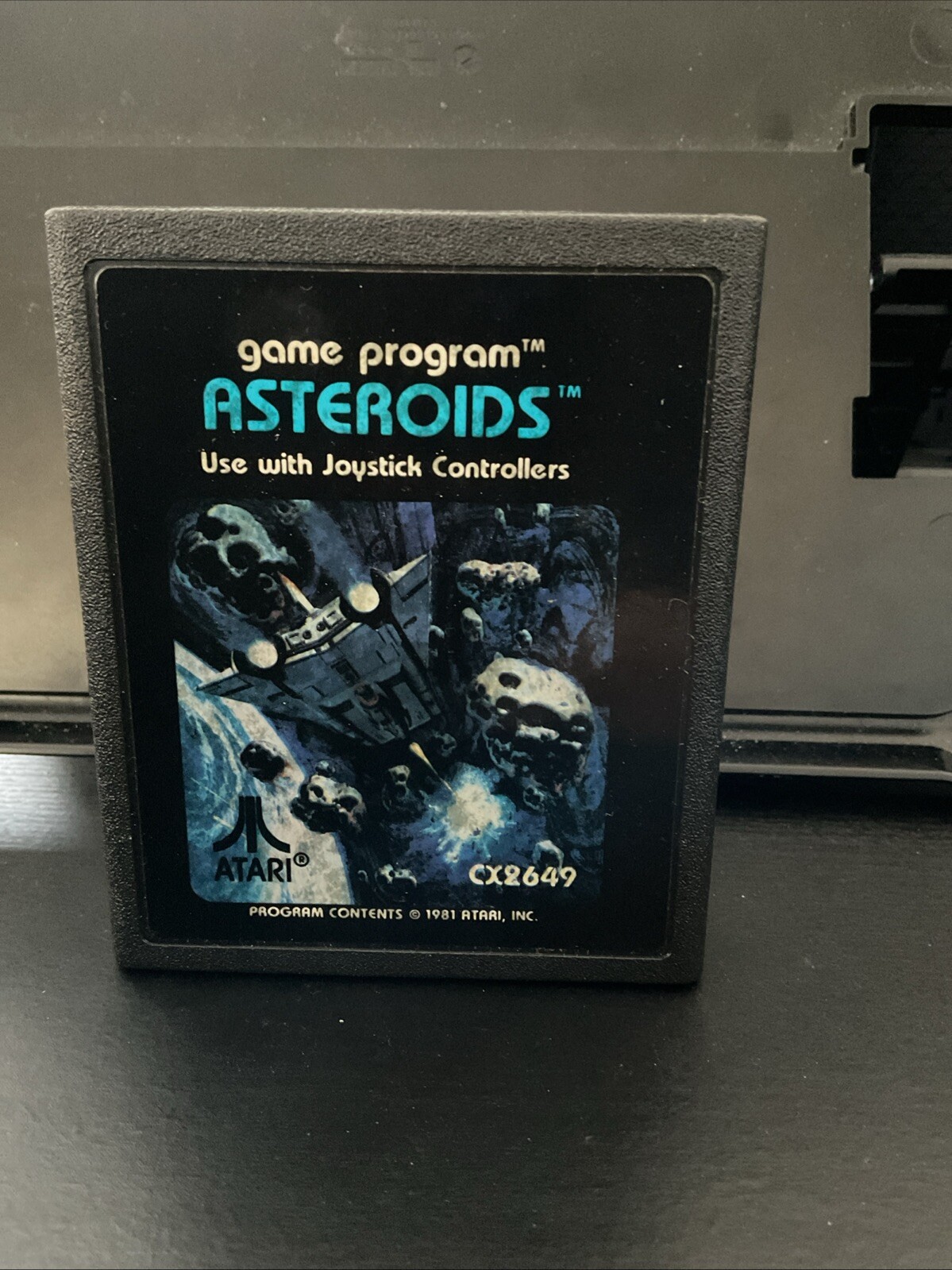 Asteroids (Atari 2600, 1981) Cartridge And Booklet Only