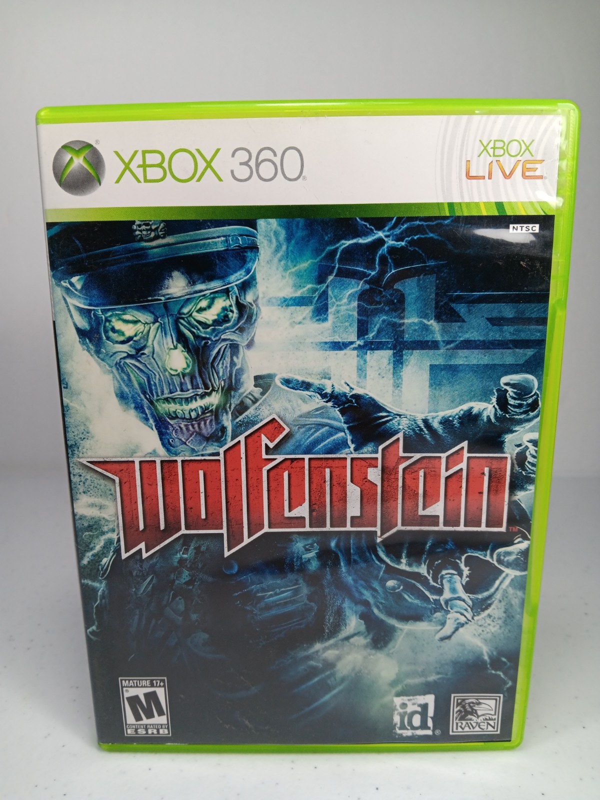Wolfenstein (Microsoft Xbox 360, 2009) Complete Tested Damaged Artwork On Back