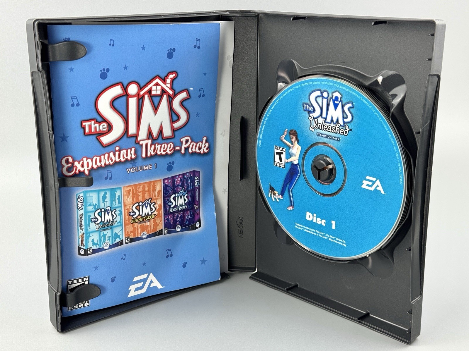 The Sims Expansion Three-Pack: Volume 1 (PC, 2005) CIB Complete – 3 Pack Vol One