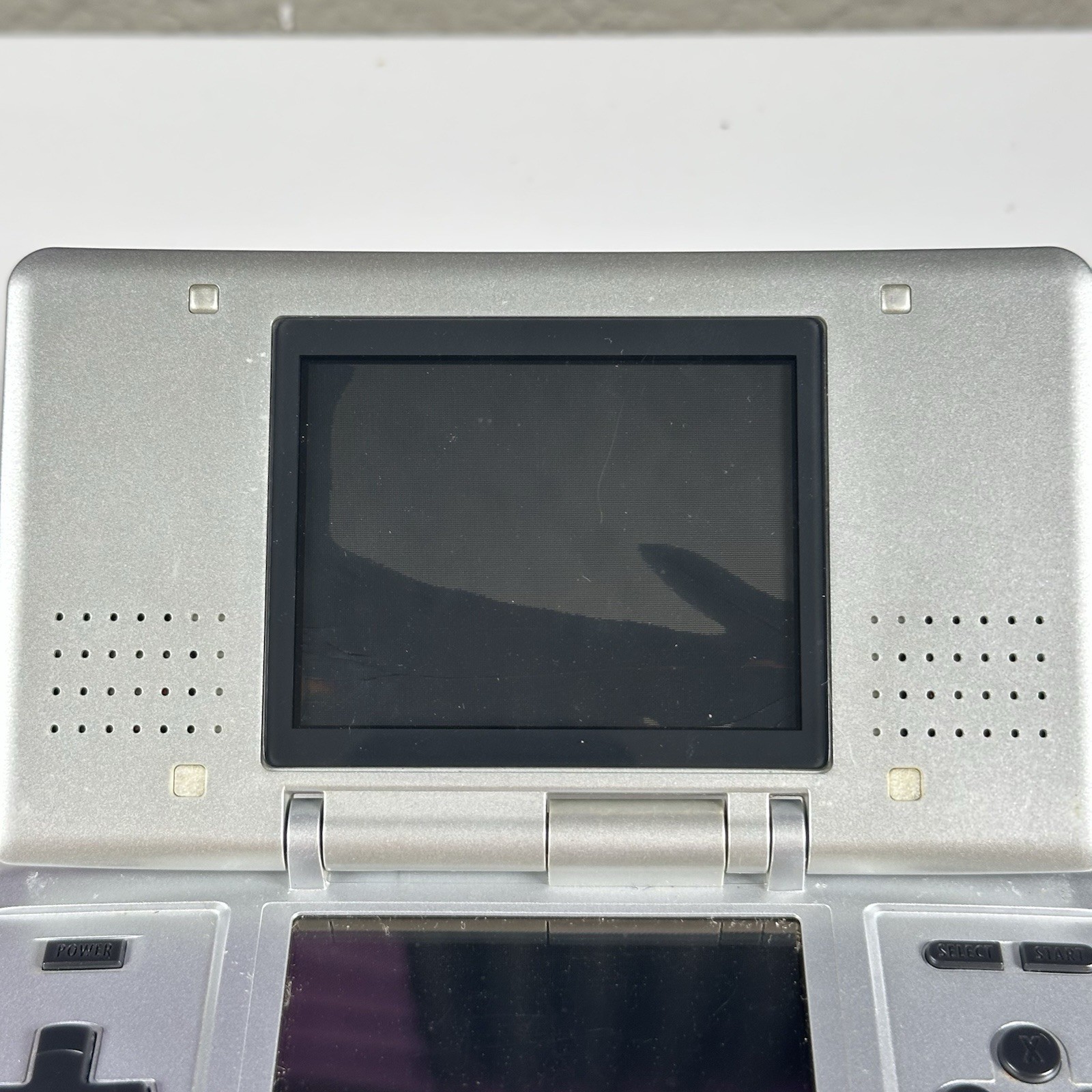 Nintendo DS Original Console NTR-001 – Titanium Silver – FOR PARTS ONLY
