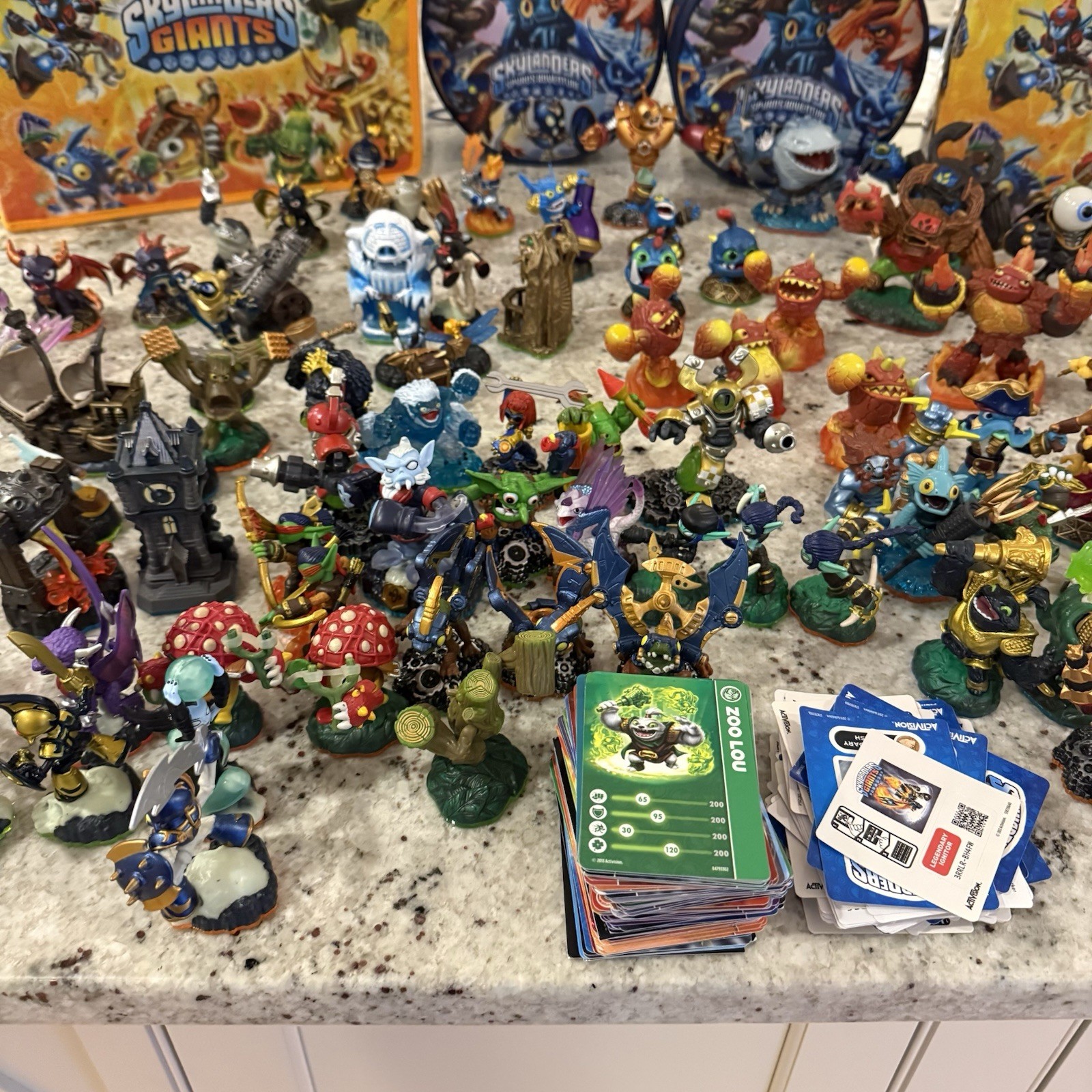 Large Skylanders Figure & Accessory Lot (Read Description) Giants Spyro Swap Etc