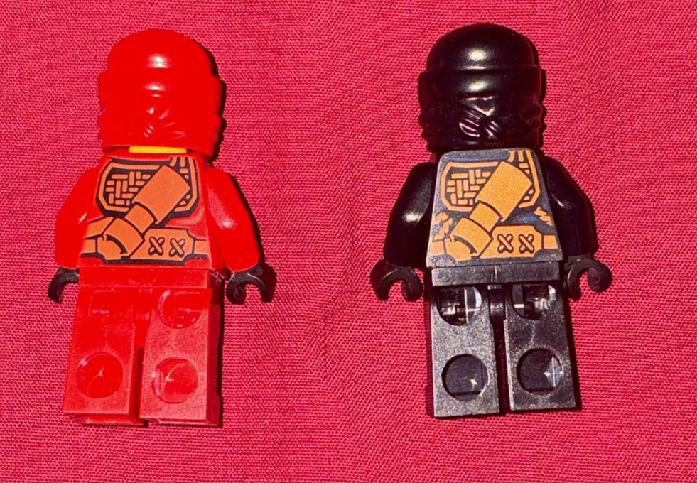 LEGO Dimensions Ninjago COLE & KAI**NO BASE**NOT MINT HAS MARKS AND WEAR