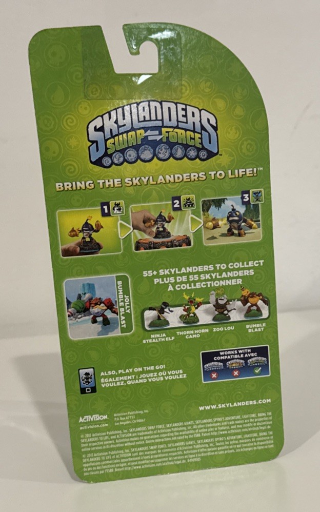 Skylanders Swap-Force Jolly Bumble Blast 2013 Christmas Holiday Figure NIB
