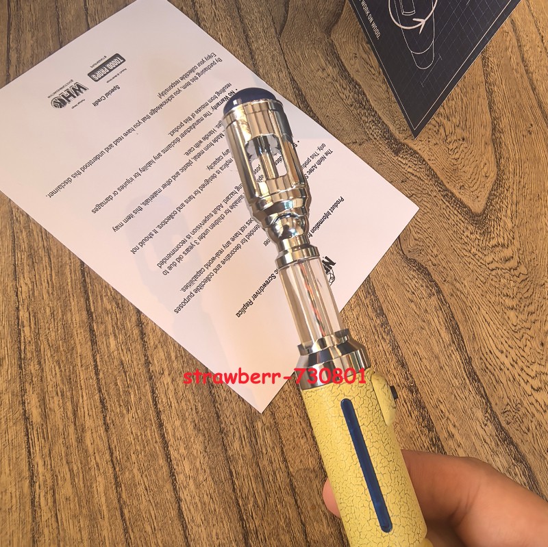 Doctor Who 9th Metal Screwdriver Replica Led Scalable Halloween Cosplay Prop