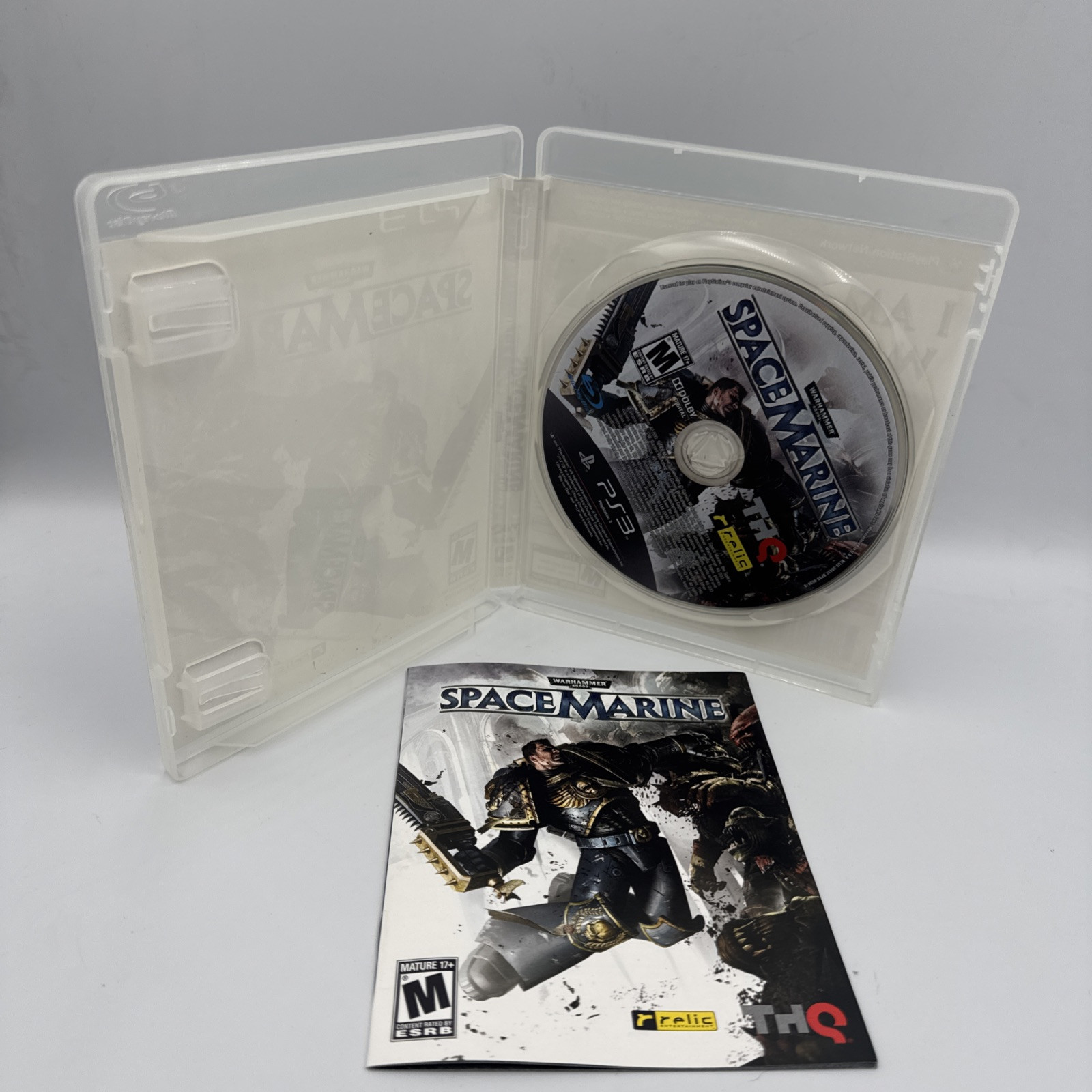 Warhammer 40,000: Space Marine (PlayStation 3 PS3, 2011) Complete CIB Tested