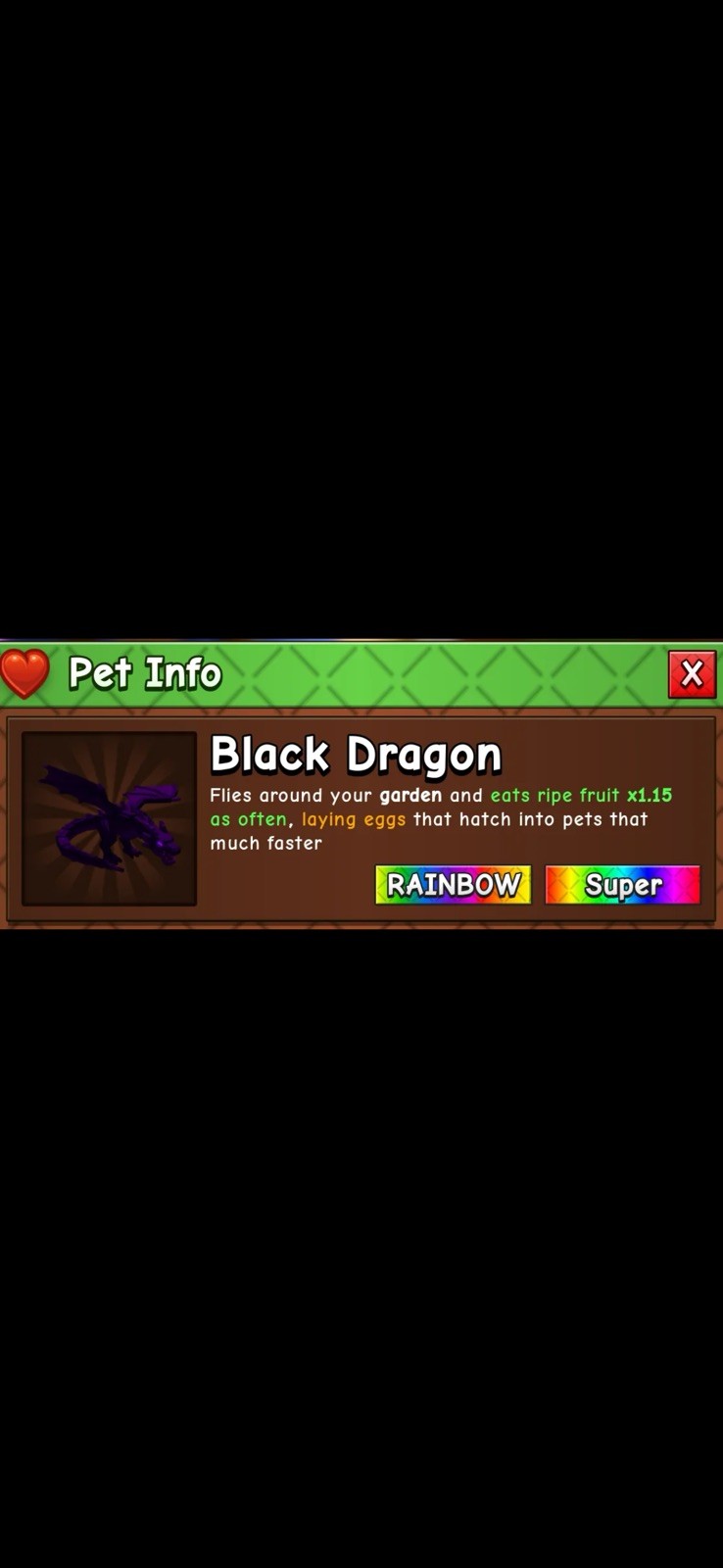 Black Dragon Rainbow | Grow a Garden 2 | EXTREMELY RARE🌈✨