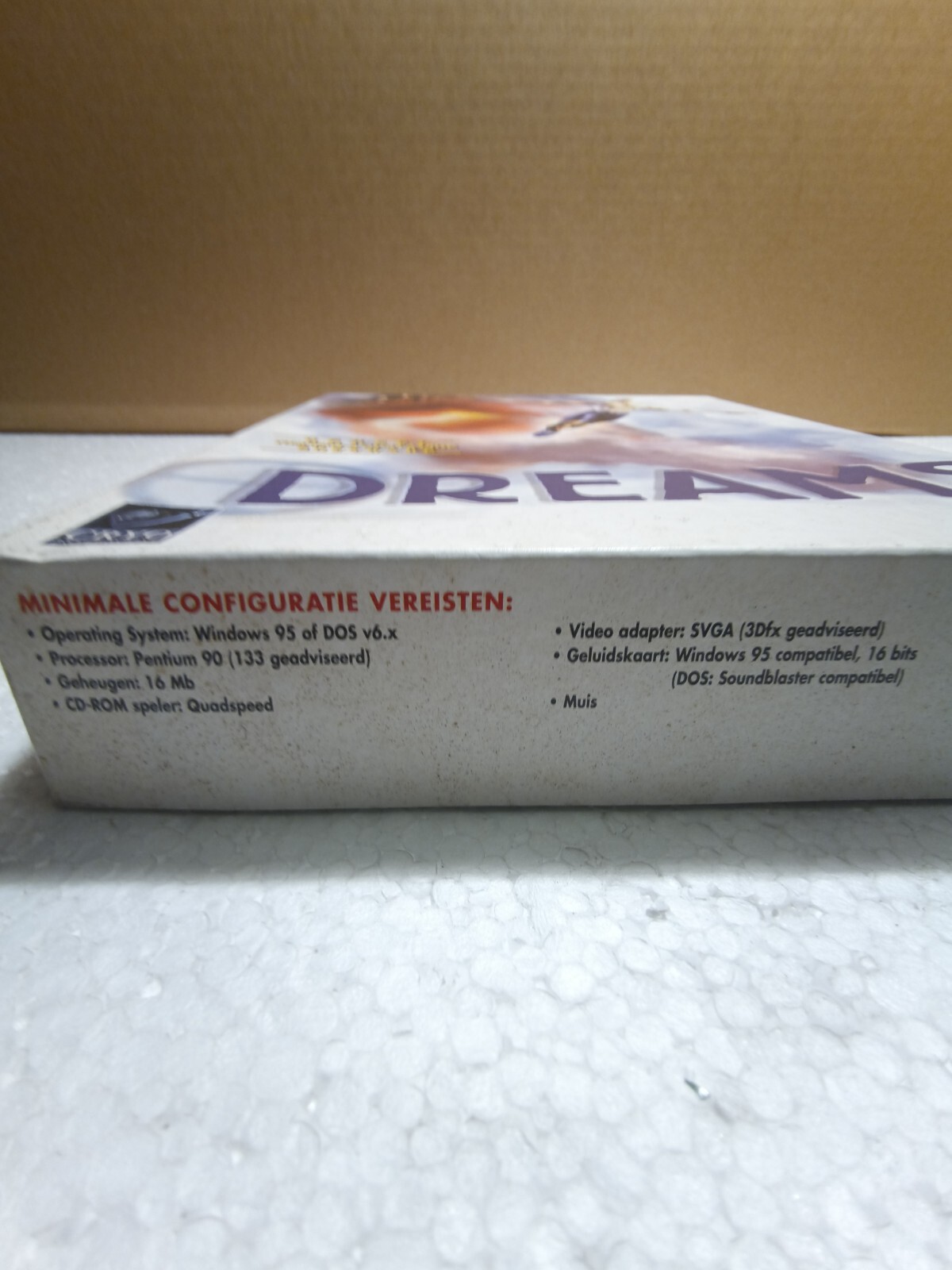 Dreams to Reality PC Big Box (Dutch Version) NEW Factory Seal! RARE-RETRO!