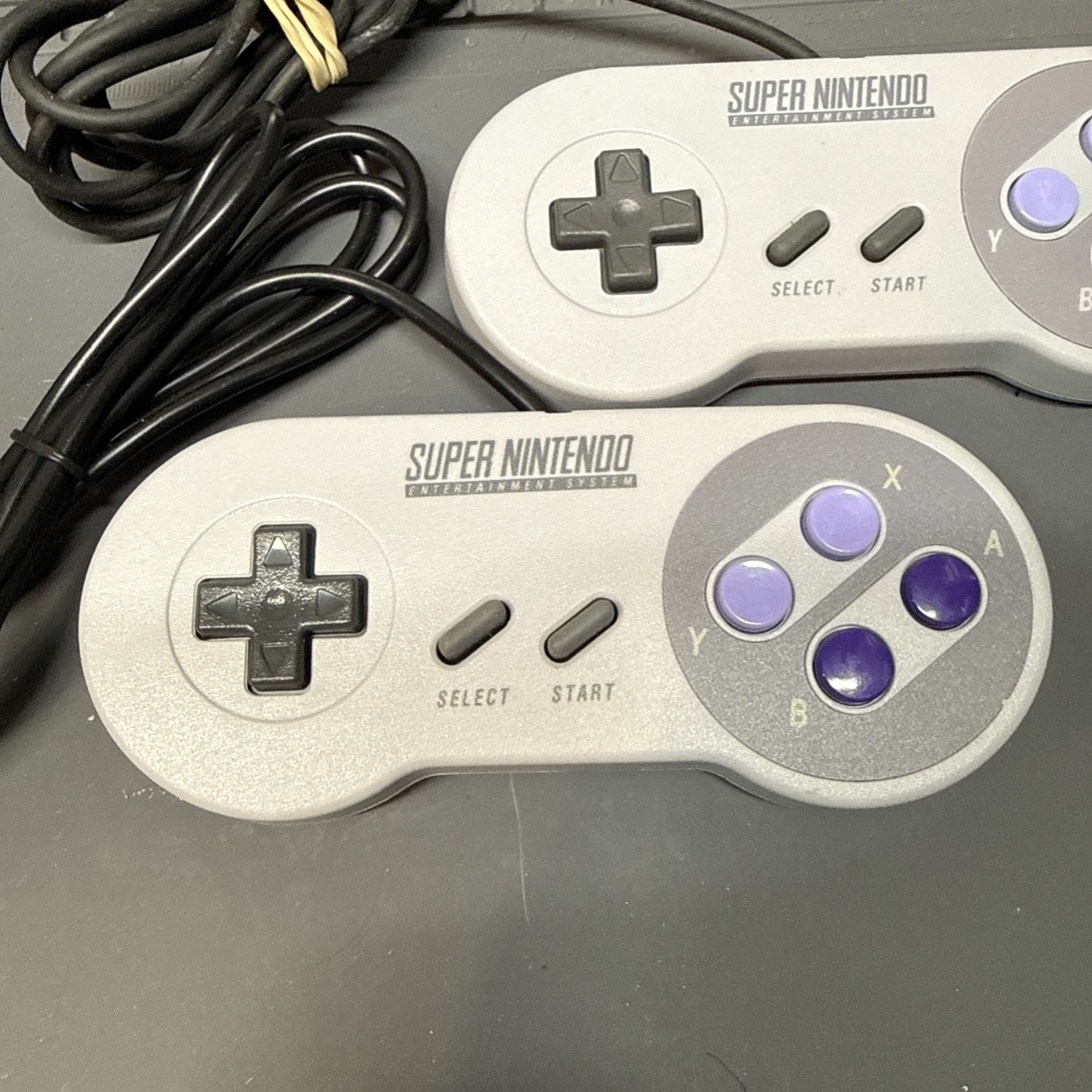 Lot of 2 Super Nintendo SNES Classic Mini Controller OEM Authentic – Tested!