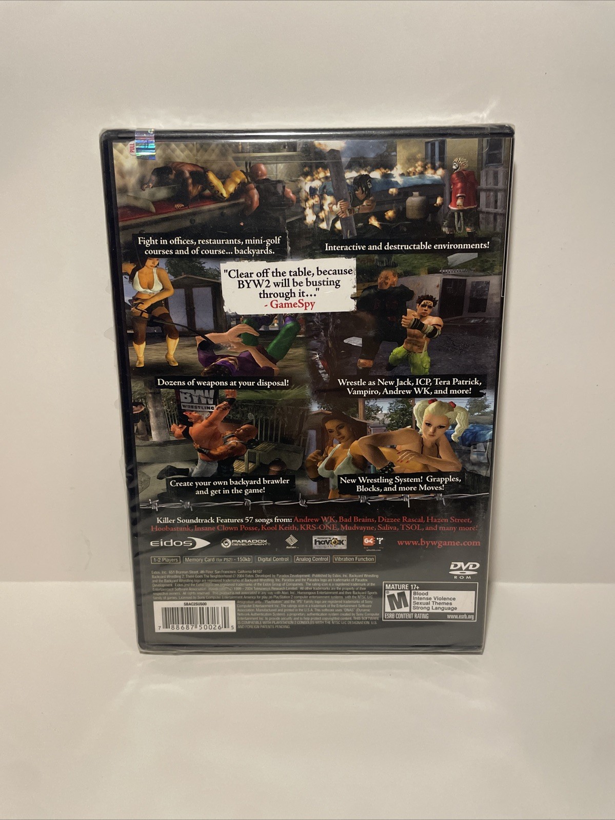 Backyard Wrestling 2: There Goes the Neighborhood – PlayStation 2 – SEALED