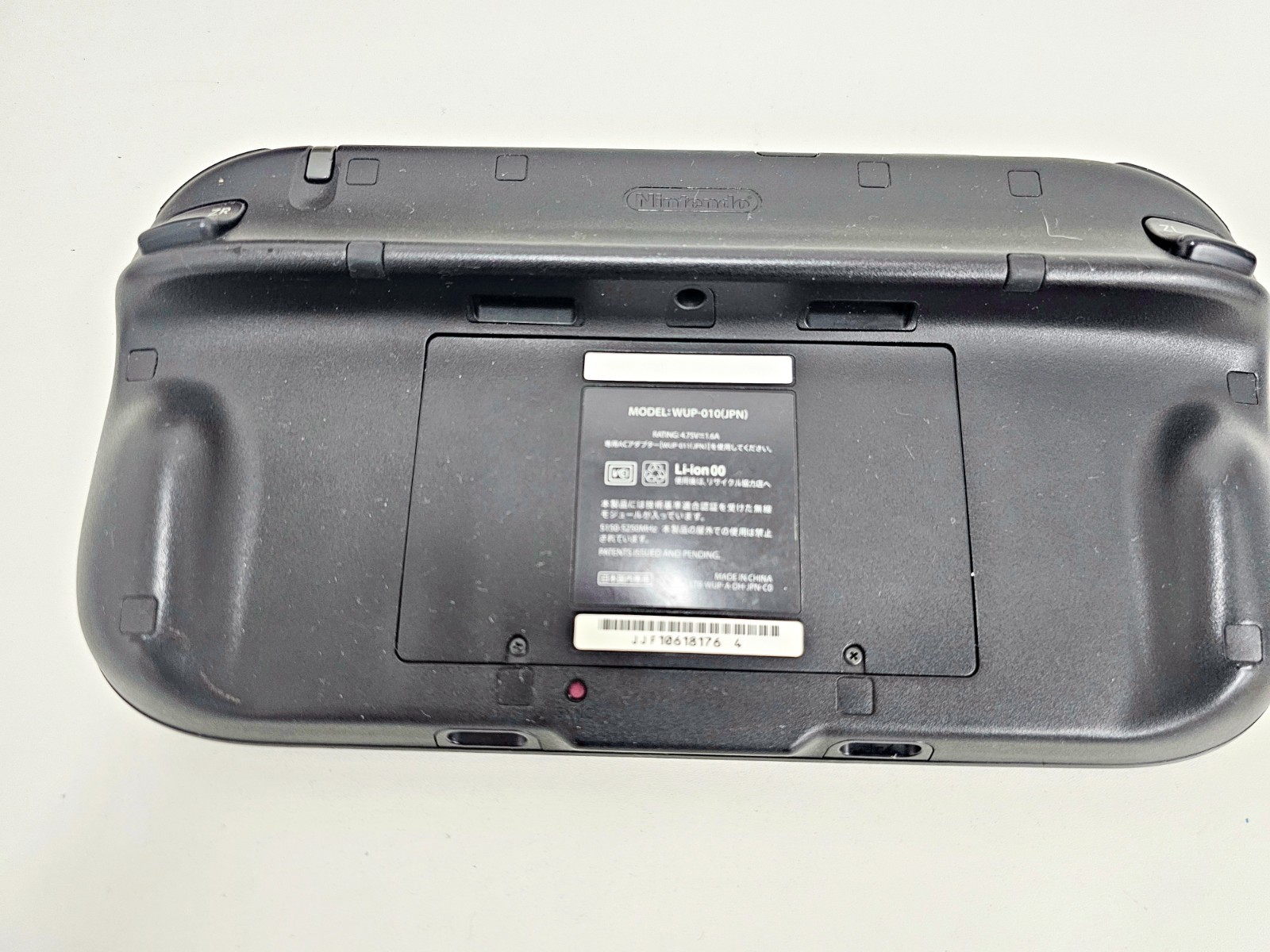 Nintendo Wii U Game Pad Black WUP-010(JPN) 176