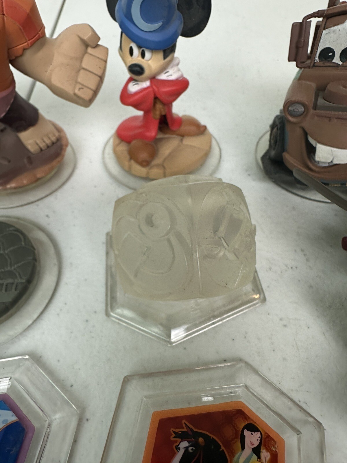 Disney Infinity 10 Pc Lot Figures & More – Wreck It Ralph, Cars, Mickey Mouse