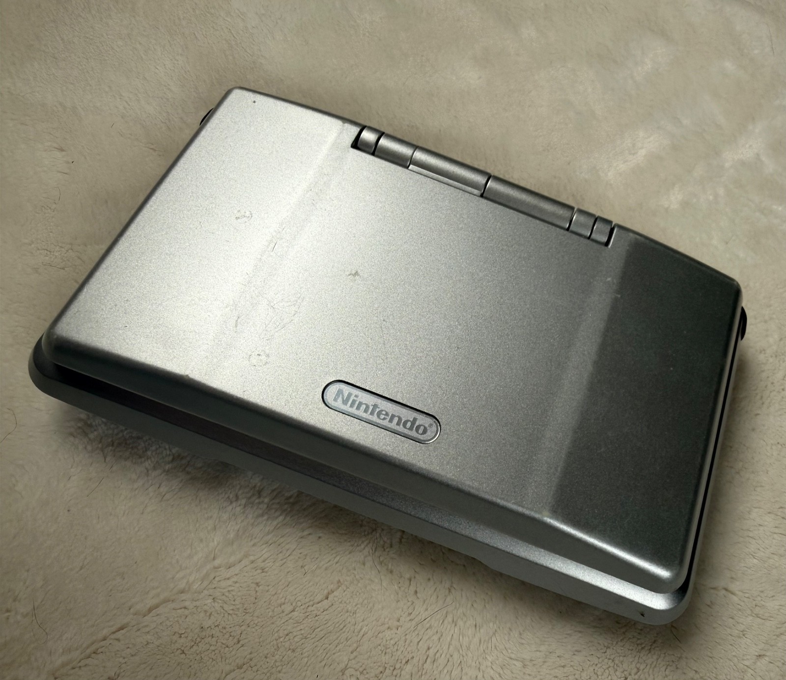 Original Nintendo DS Silver Console NTR-001 (NO CHARGER)