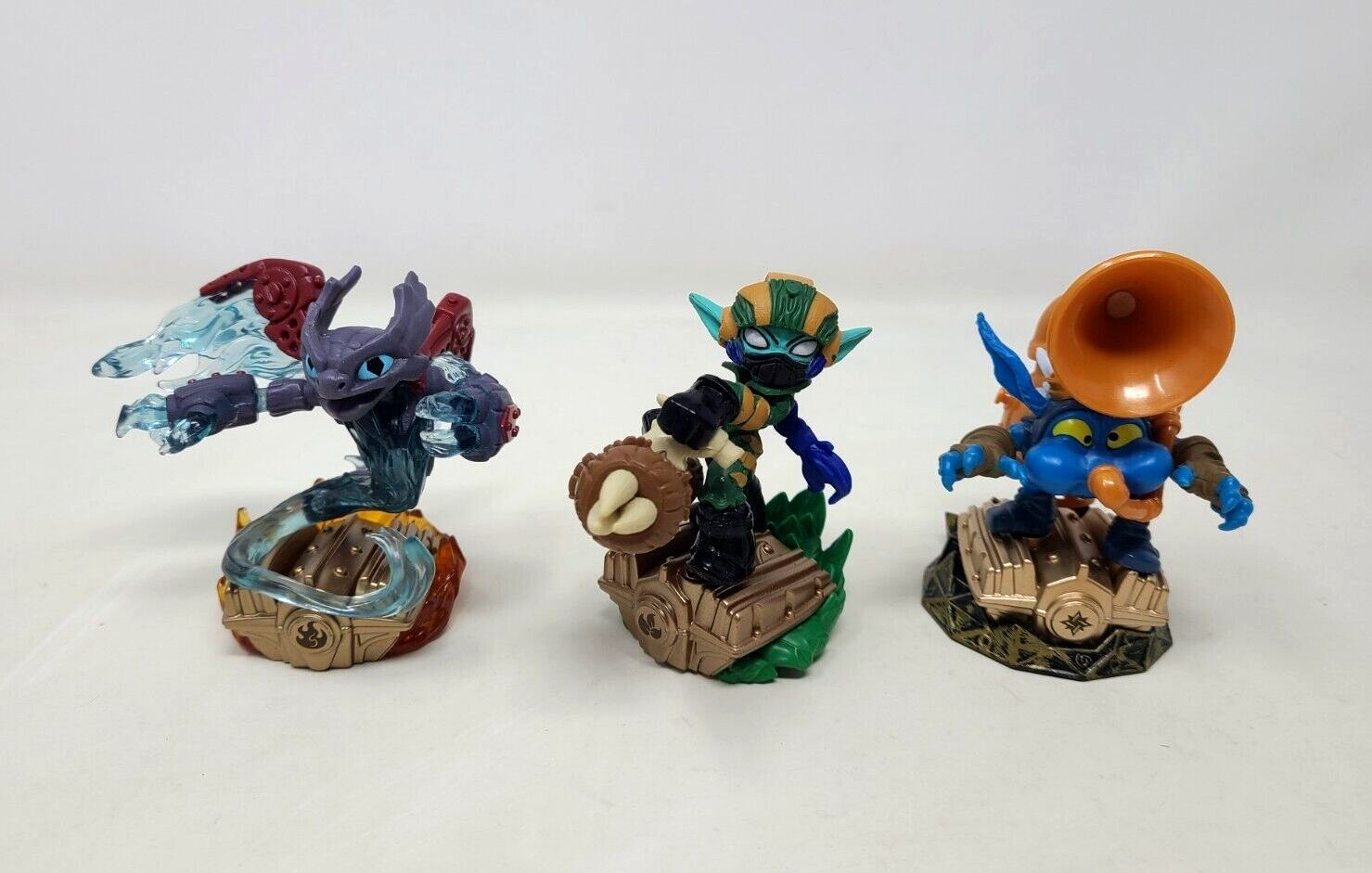 Skylanders Superchargers Stealth Elf Spitfire Lot of 3 Figures & 4 Vehicles