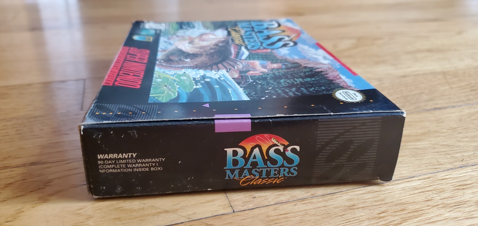 Bass Masters Classic Super Nintendo SNES Complete in Box CIB Manual & Inserts !!