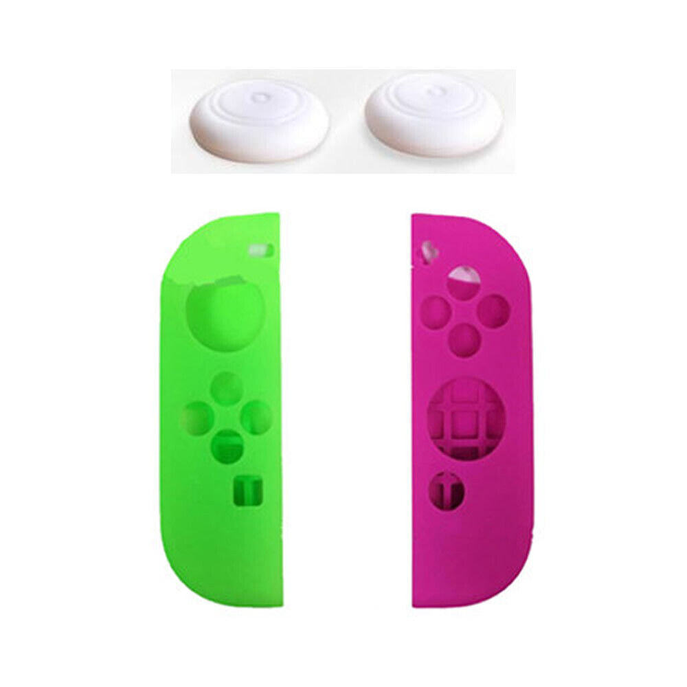 Silicone Rubber Skin Case Gel Cover Grip For Nintendo Switch Joy-Con Color