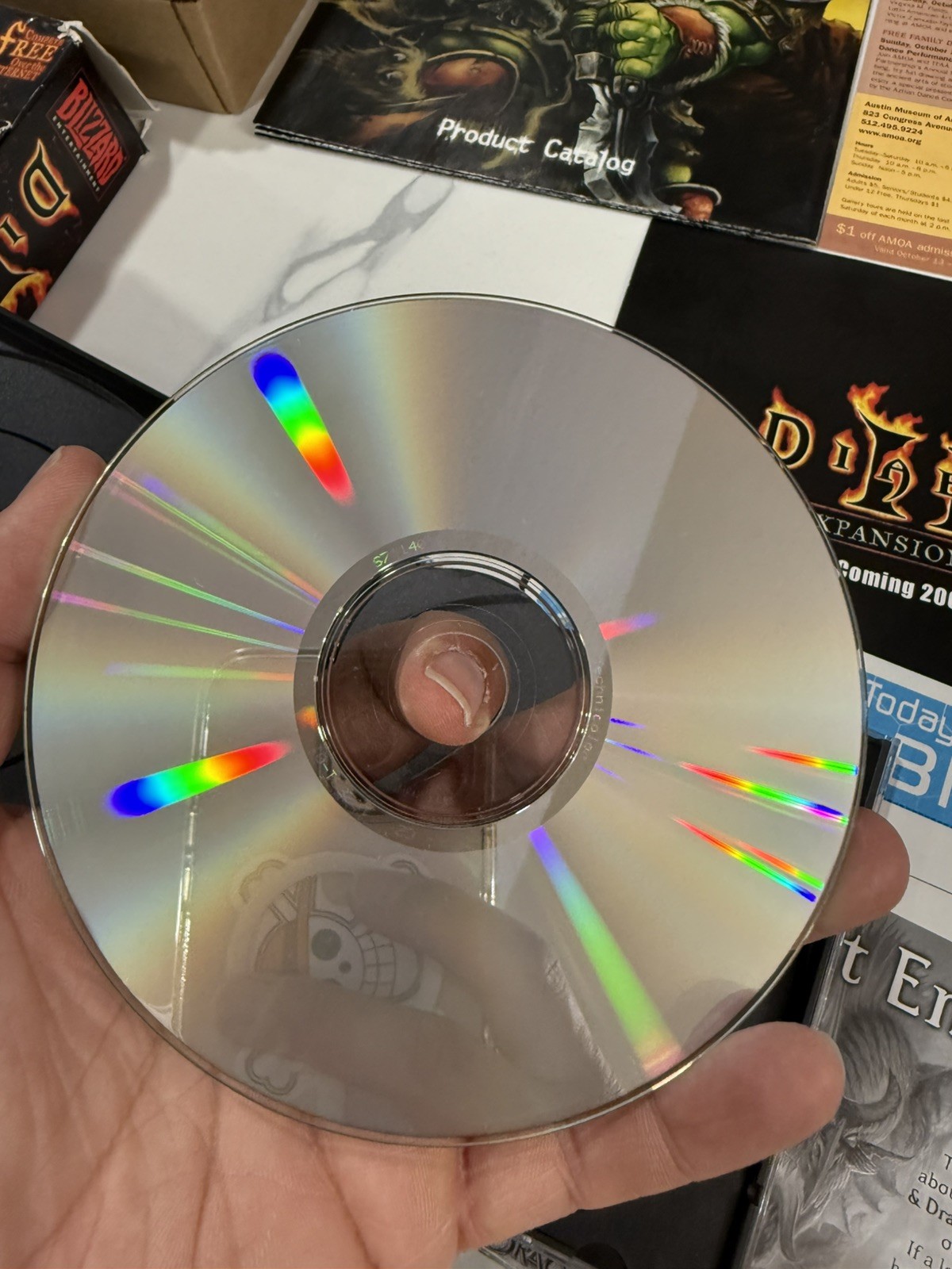 Diablo II 2 Blizzard PC Big Box CIB Complete w/ Manual CD-ROM 2000