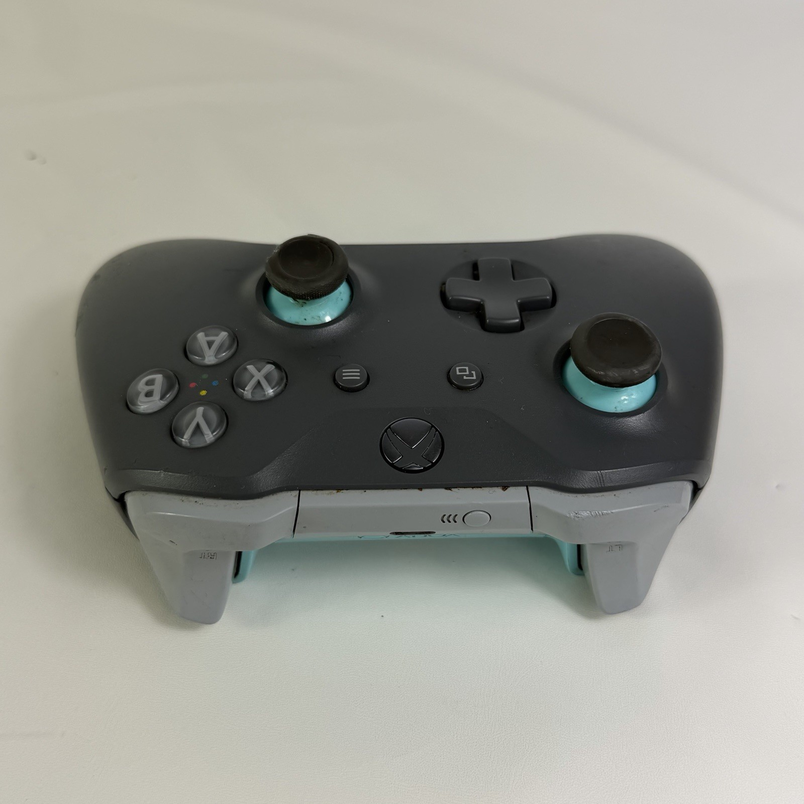 Microsoft Xbox One Wireless Controller Model 1708 Gray Light Blue