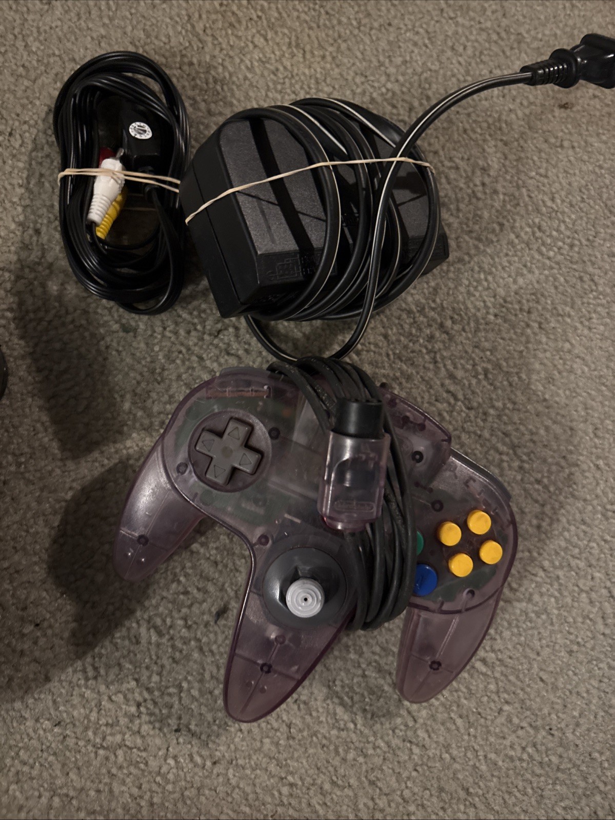 Nintendo 64 System 32MB Home Console – Charcoal Gray Tested