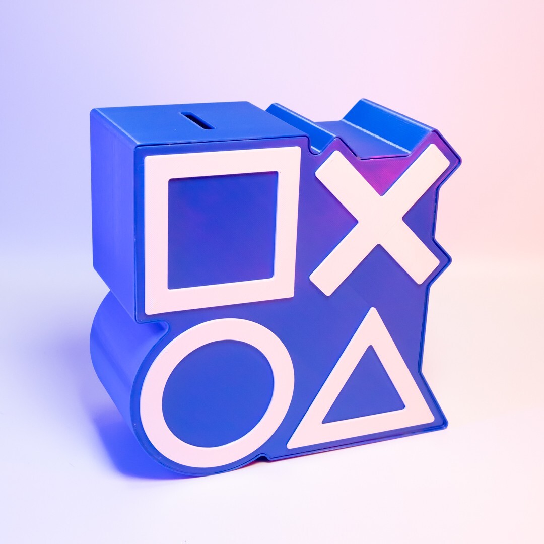 PlayStation Buttons Piggy Bank