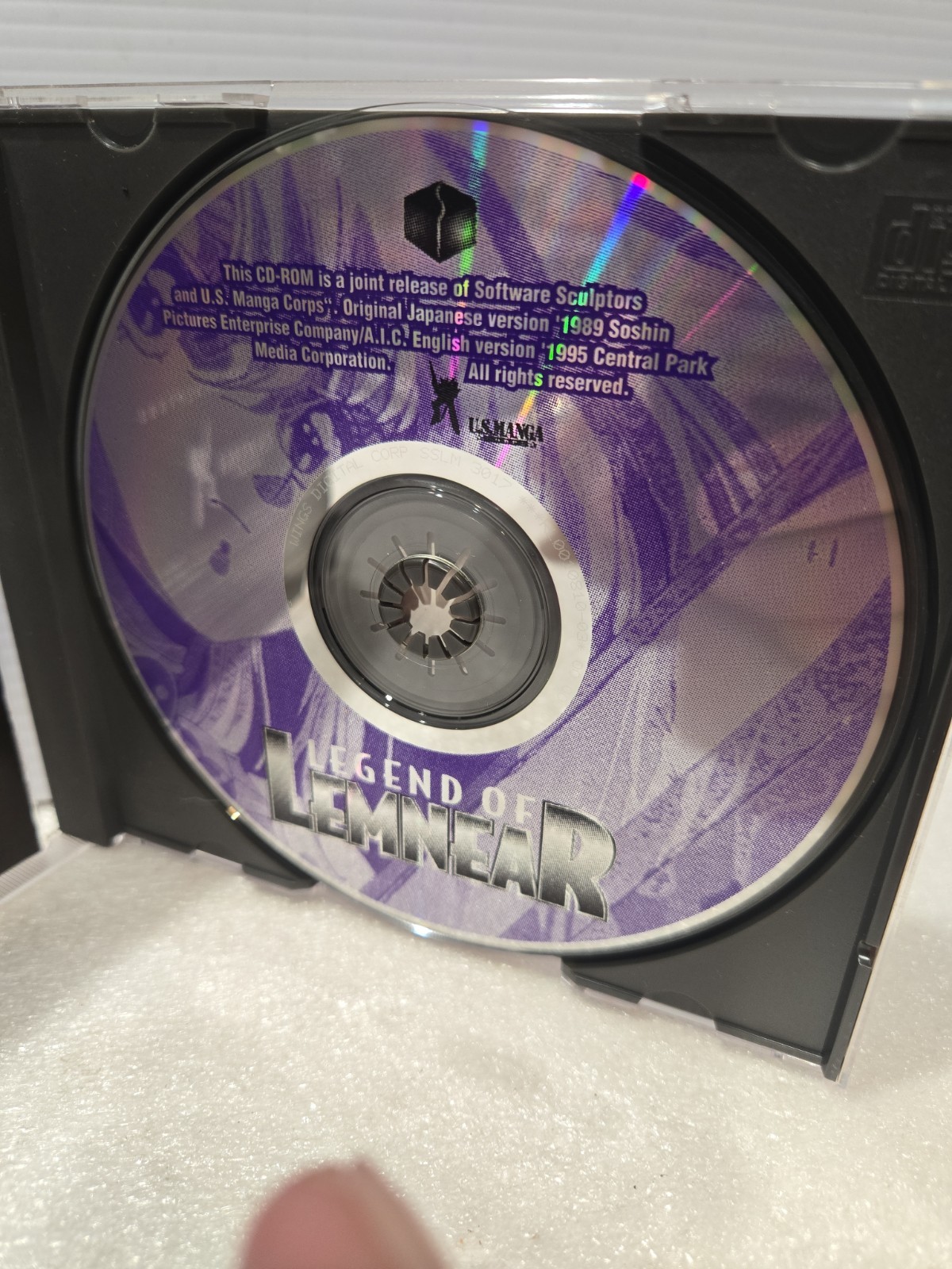Legend of Lumnear Mac & Windows 1995 CD Anime US Manga – DISC MINT