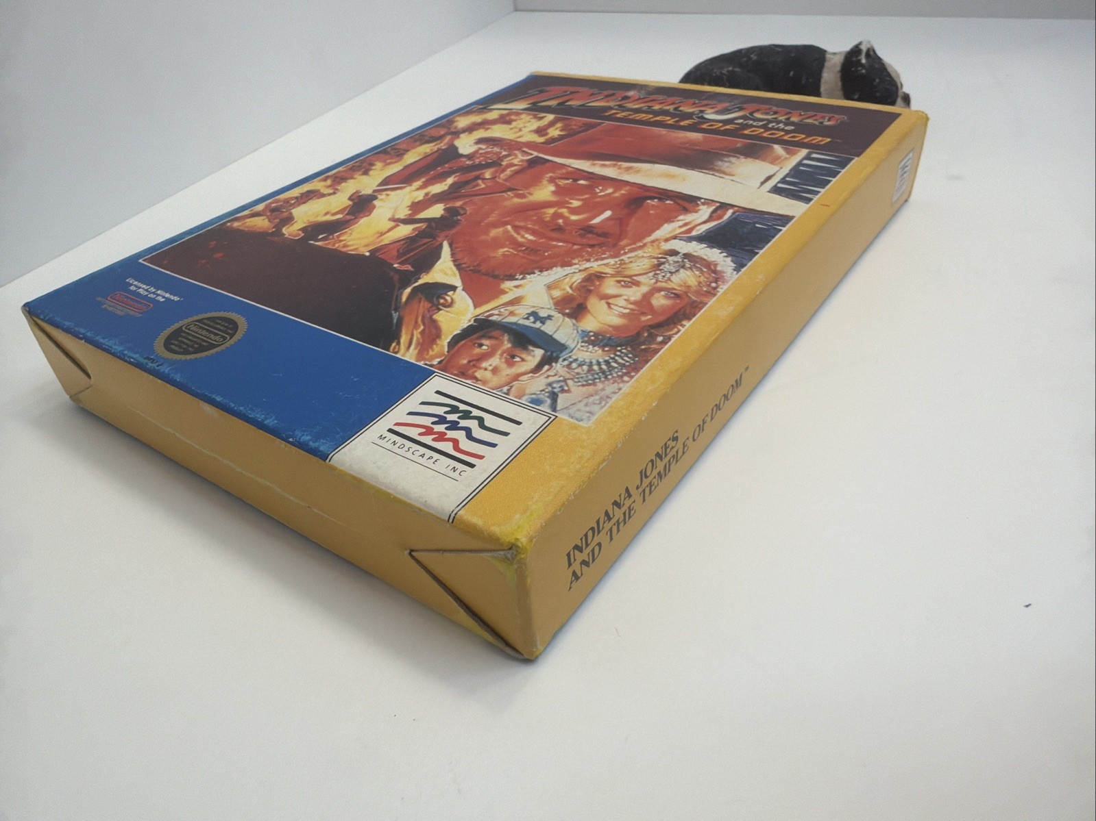 Indiana Jones and the Temple of Doom Nintendo NES Box & Foam Only Mindscape