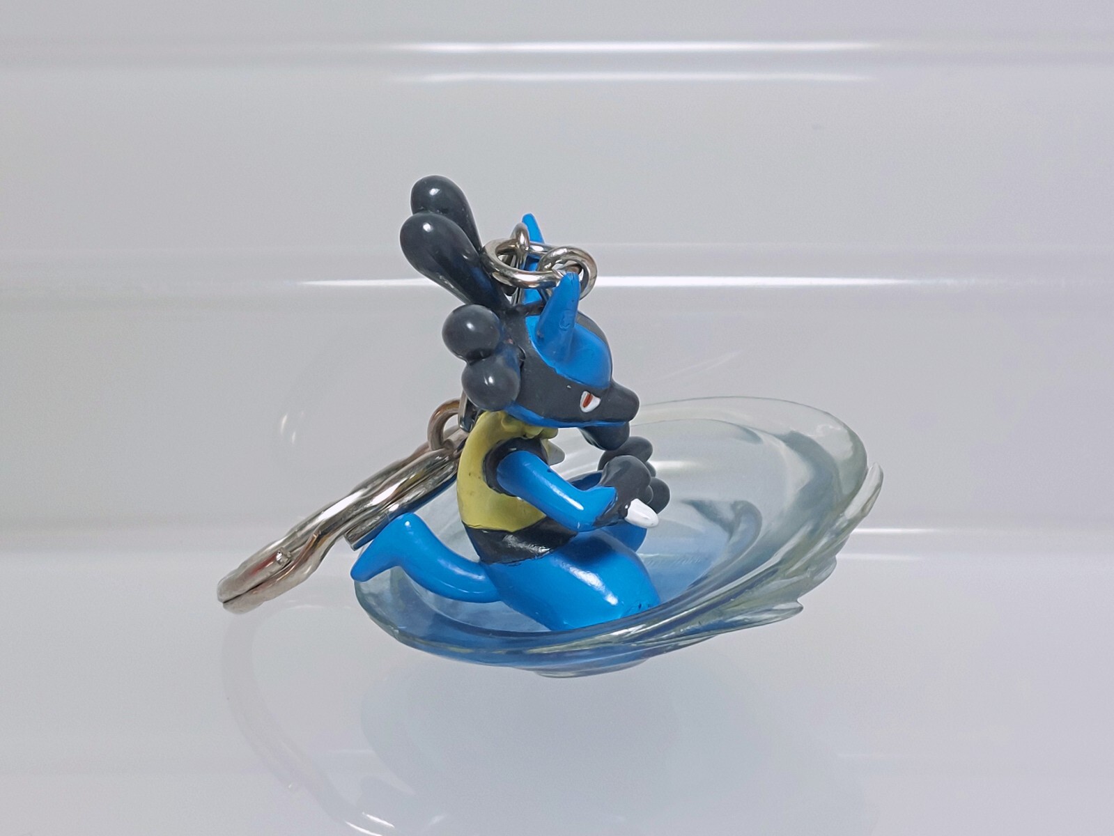 Lucario Fighting Pokemon Figure Keychain Banpresto 2009 Japan E03 1.8in