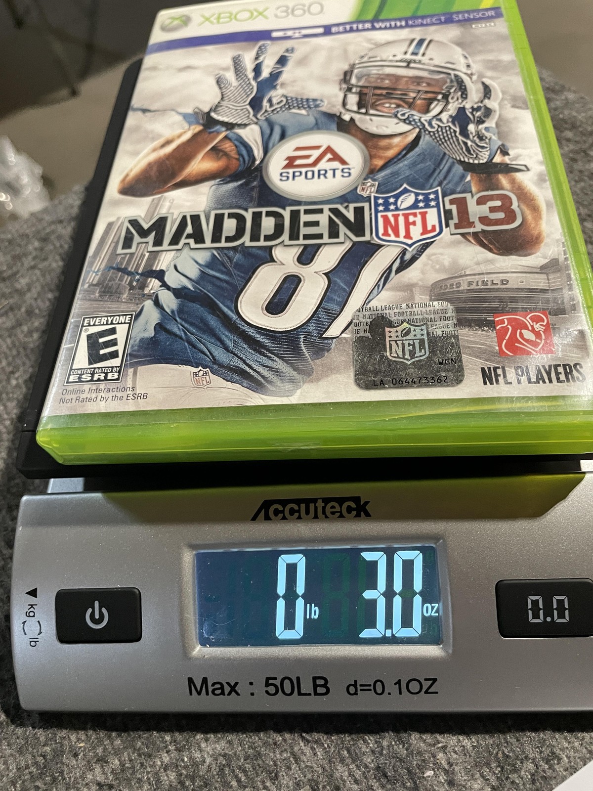 Madden NFL 13 Microsoft Xbox 360 Video Game Better with Kinect NTSC EA Football