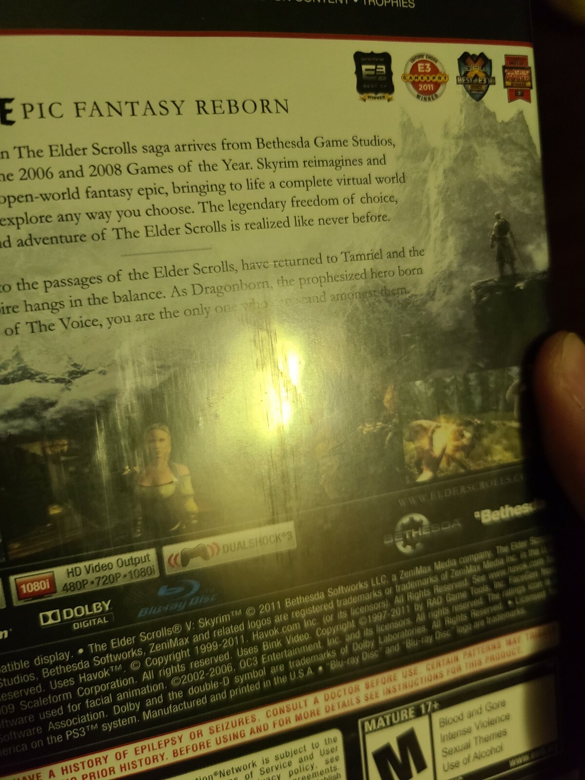 The Elder Scrolls V: Skyrim (PlayStation 3, 2011)