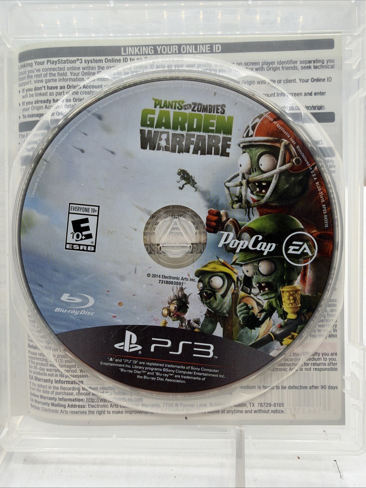 Plants vs. Zombies: Garden Warfare (Sony PlayStation 3, 2014) Tested
