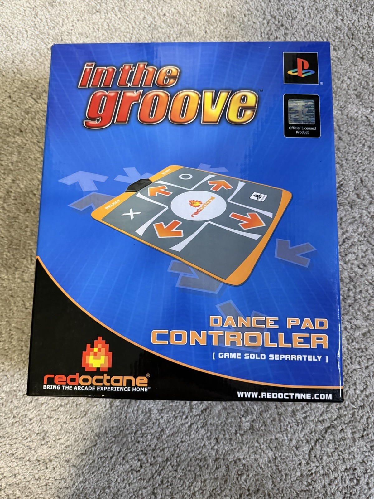 In The Groove Dance Pad Controller | DDR SONY PSX PS2 Playstation 2 | CIB