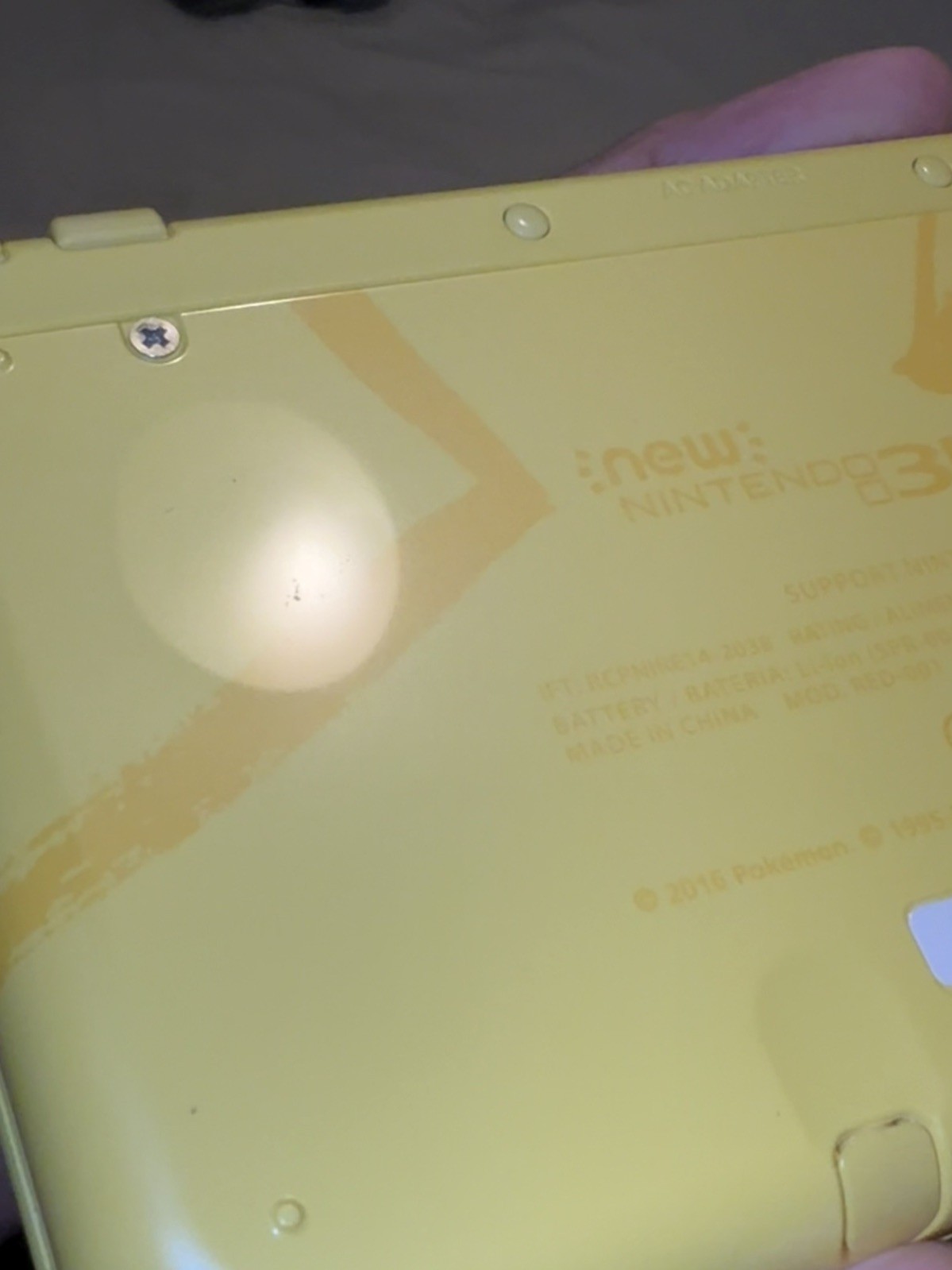 Nintendo 3DS XL Pikachu Yellow Limited Edition Handheld Console