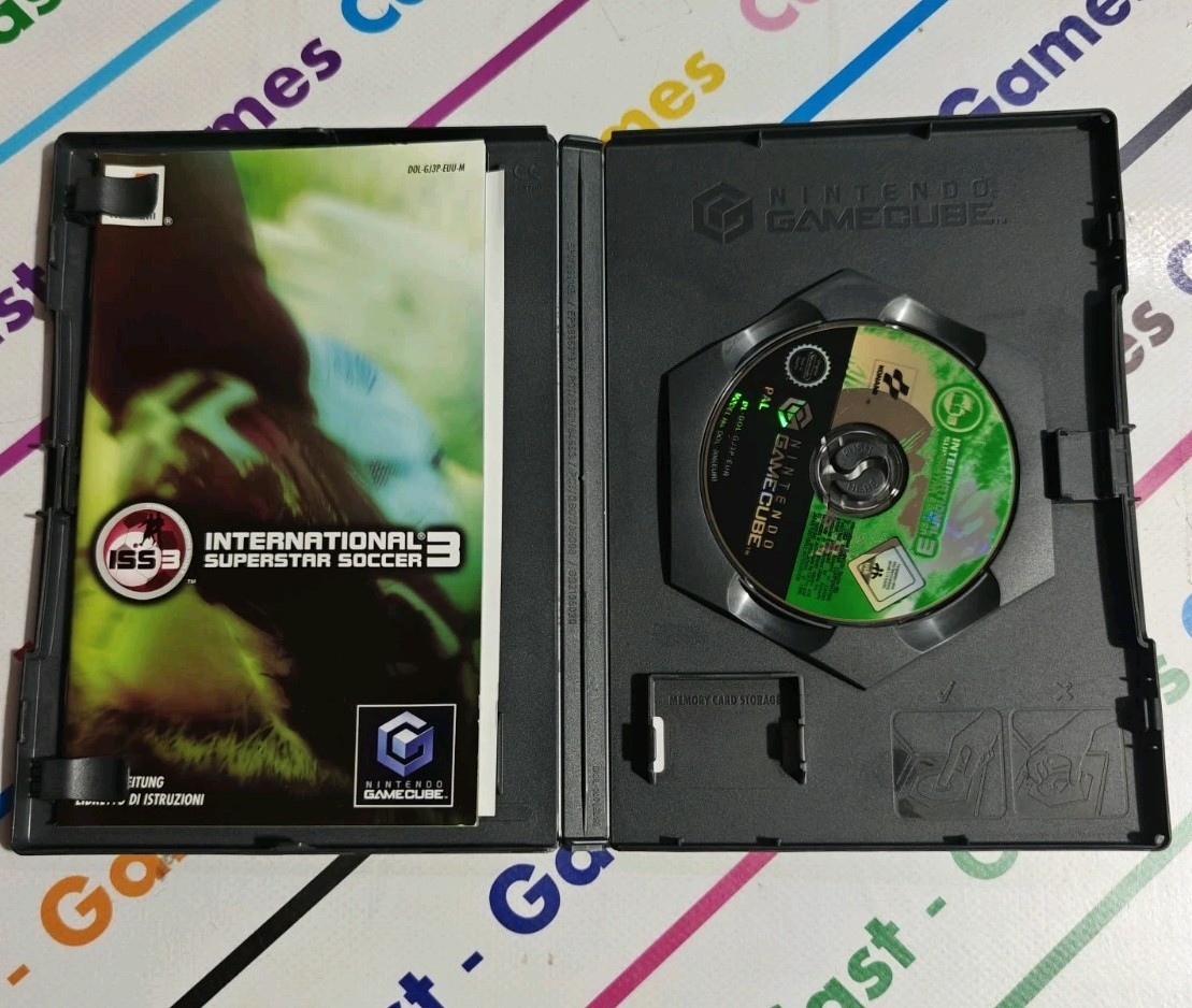 NINTENDO GAMECUBE ISS 3 INTERNATIONAL SUPERSTAR SOCCER MINT COMPLETE ITALY