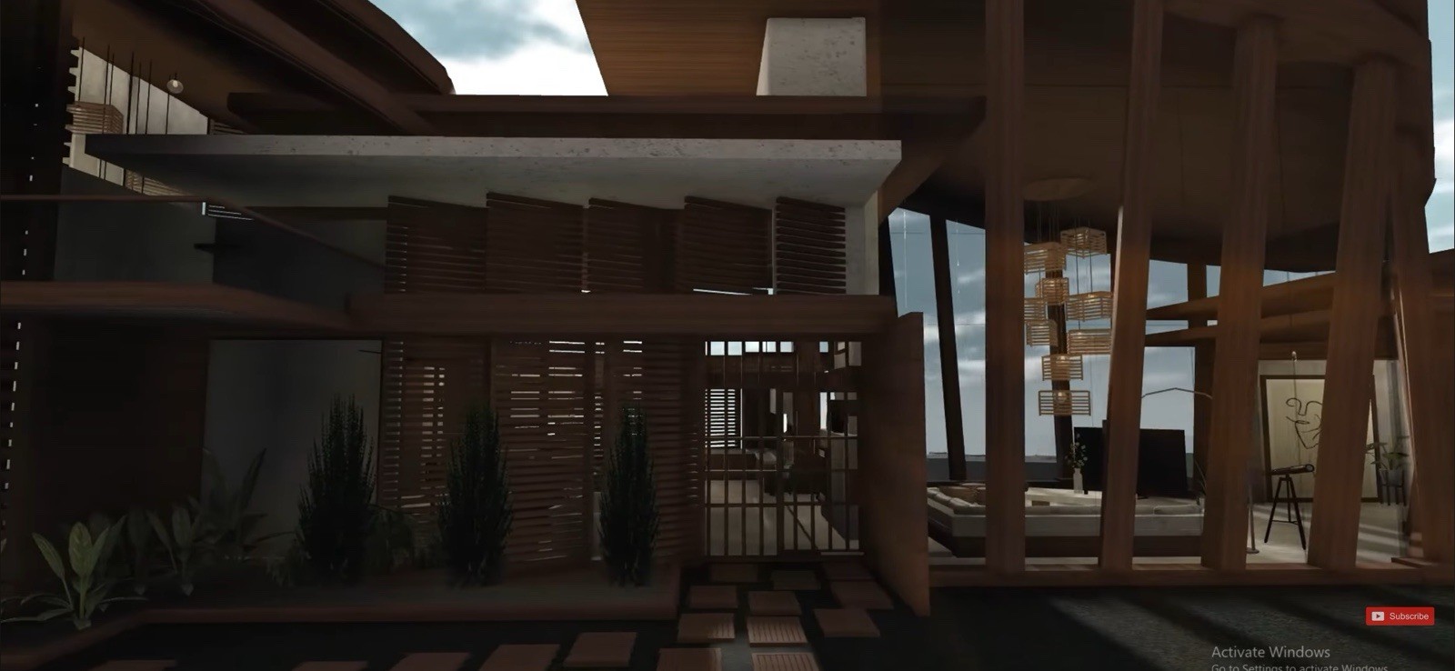 SPRING MODERN MANSION BLOXBURG.CHECK DESCRIP.FAST BUILDER FOR AFFORDABLE PRICE