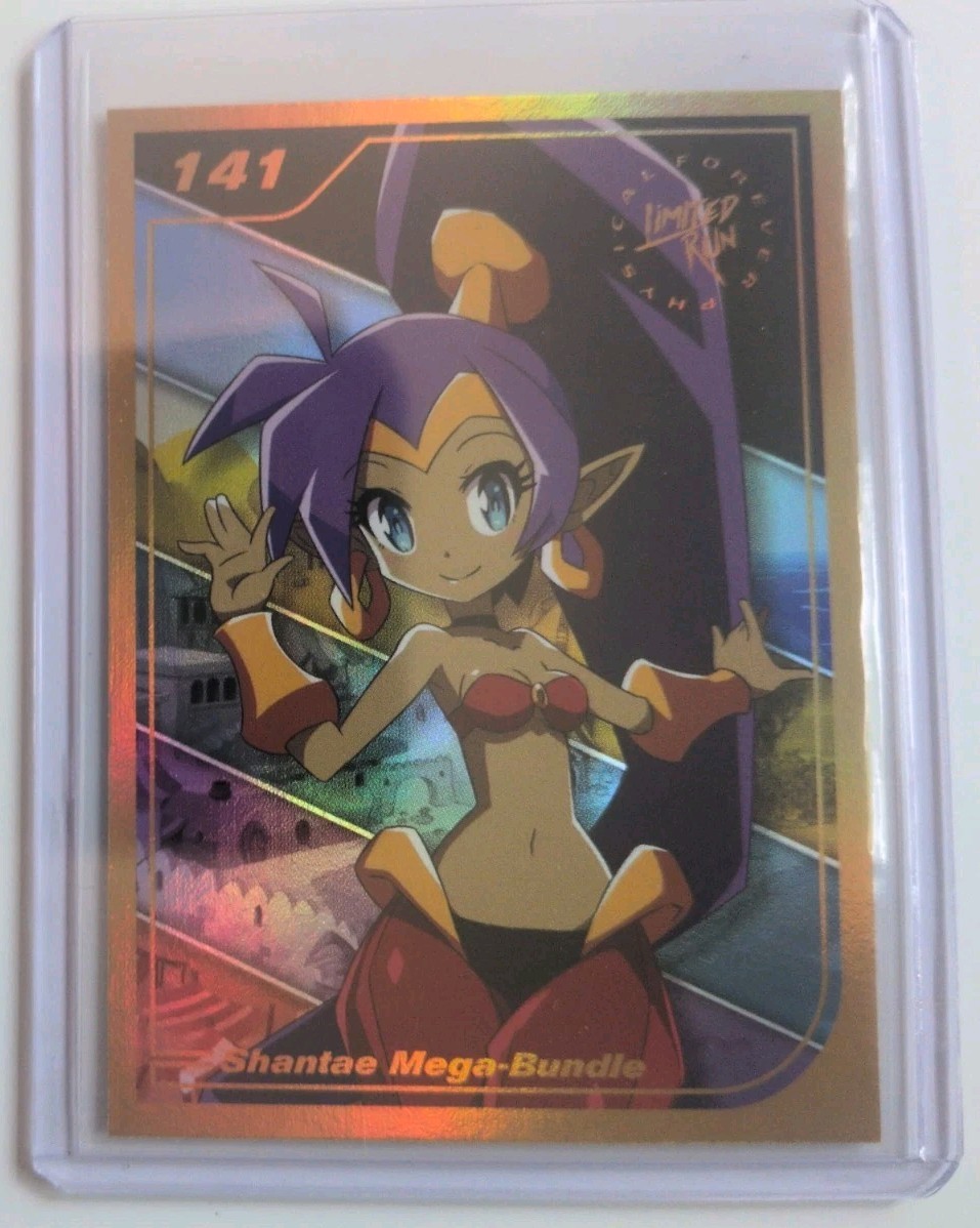 Shantae Mega Bundle Limited Run Games Series 2 Trading Card #141 GOLD