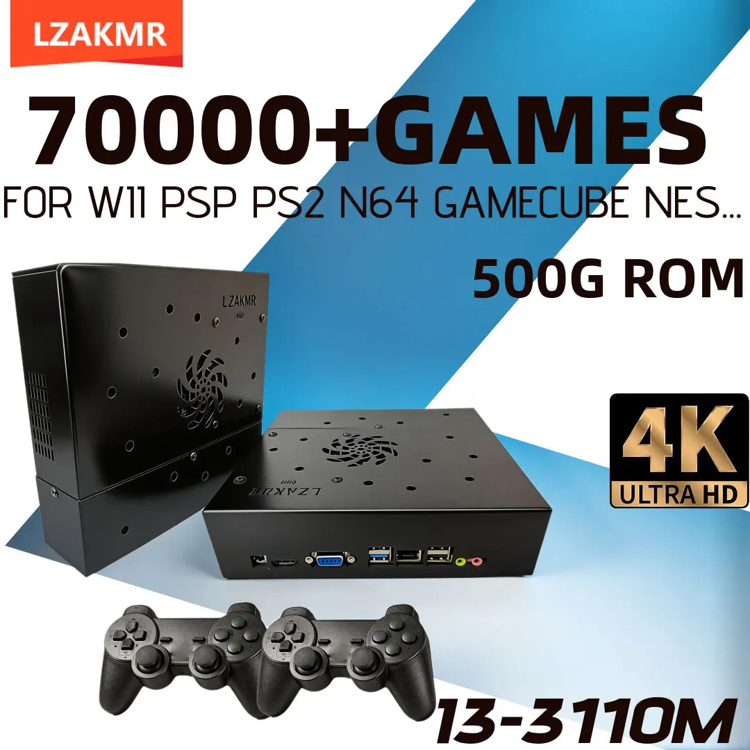 Retro Gaming Device X8 Loaded 70000+Games Support 60+Emulators for Wii PS2 DC…