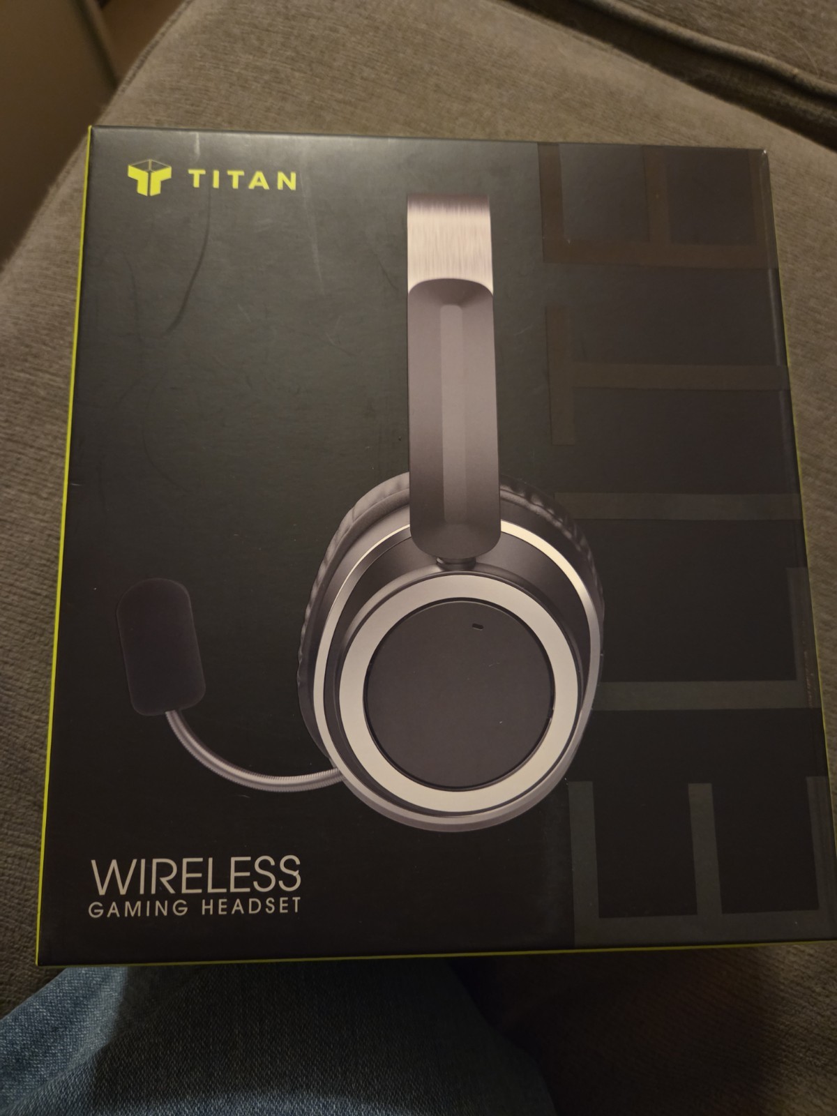 Titan GH-1003-BK Wireless Gaming Headset Bluetooth RF USB-C 3.5mm Black Mic