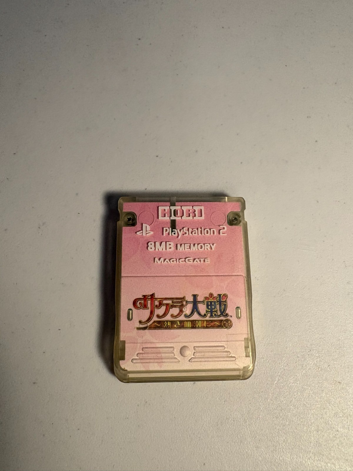Sony PlayStation 2 PS2 Hori Memory Card Case Sakura Taisen Wars Pink 8MB