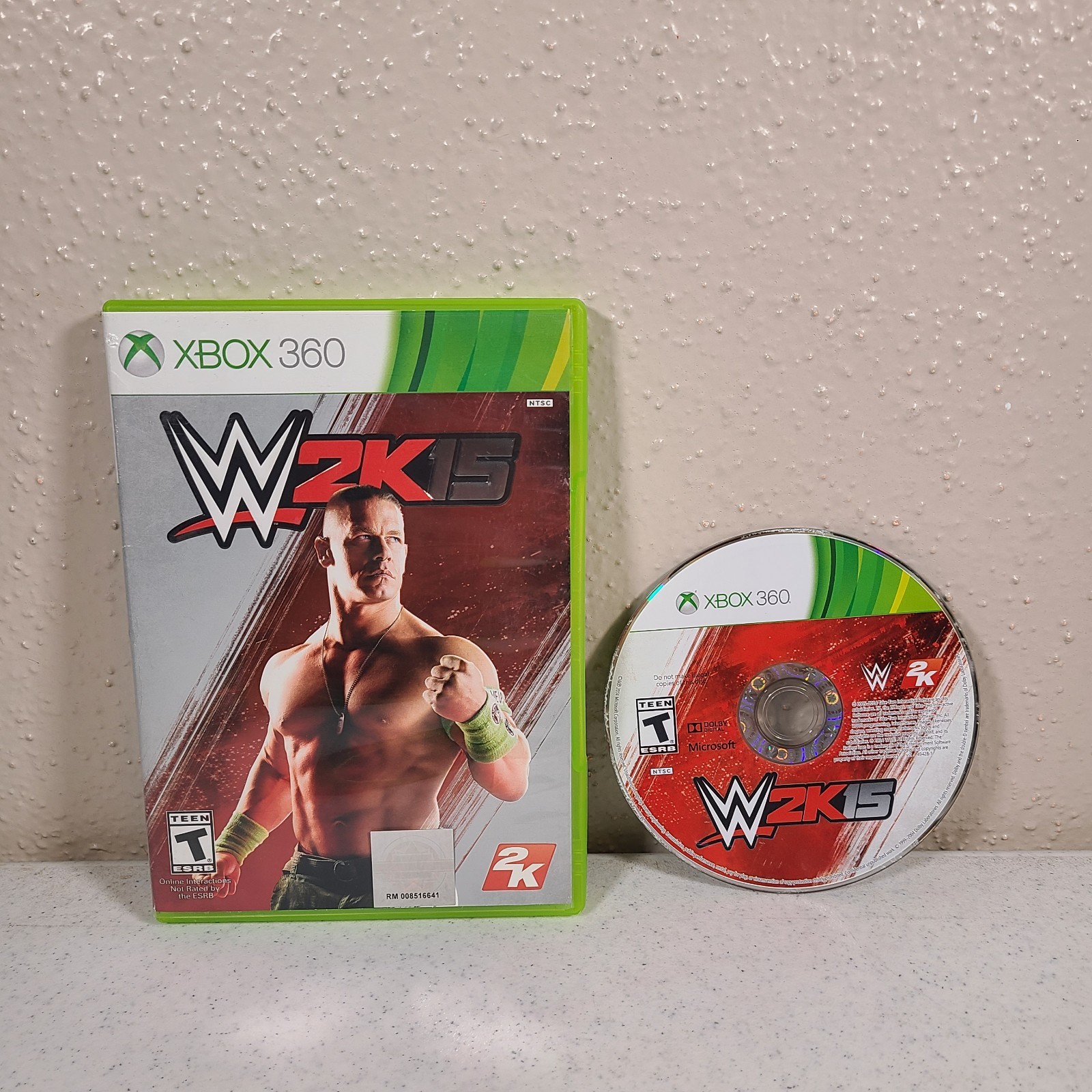 WWE ’12 & 2K15 Microsoft Xbox 360 Game Bundle LOT Tested & Working