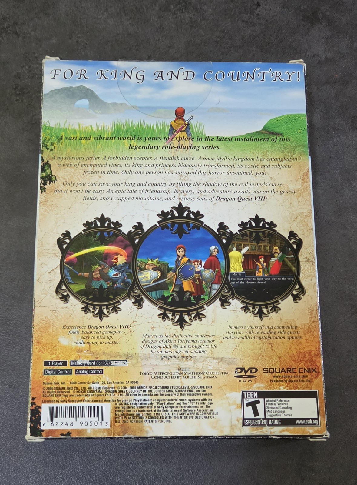 Dragon Quest VIII 8 Journey of the Cursed King (PlayStation 2 PS2) Complete